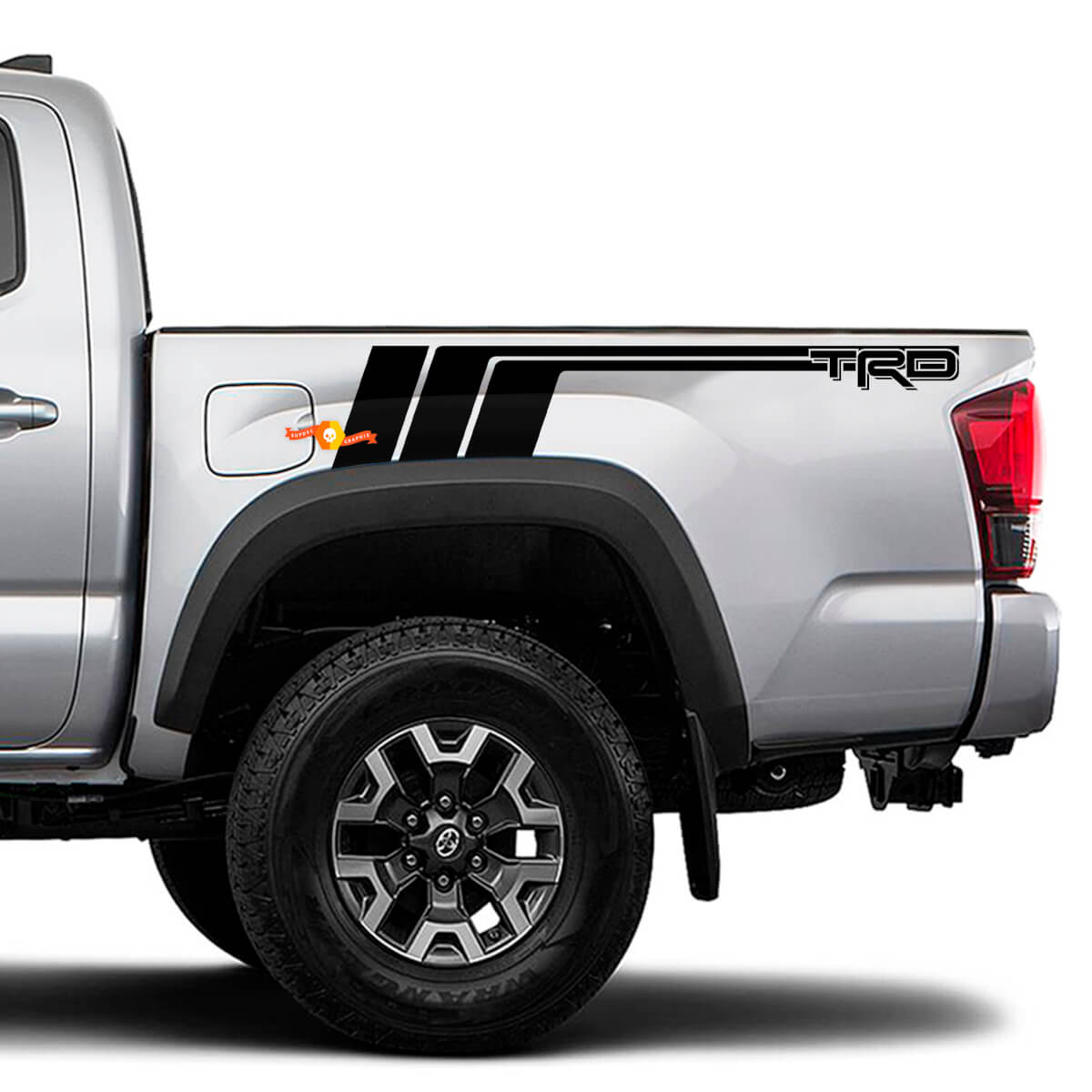 TRD Heckseitenstreifen Vinyl -Aufkleber für Toyota Tacoma
