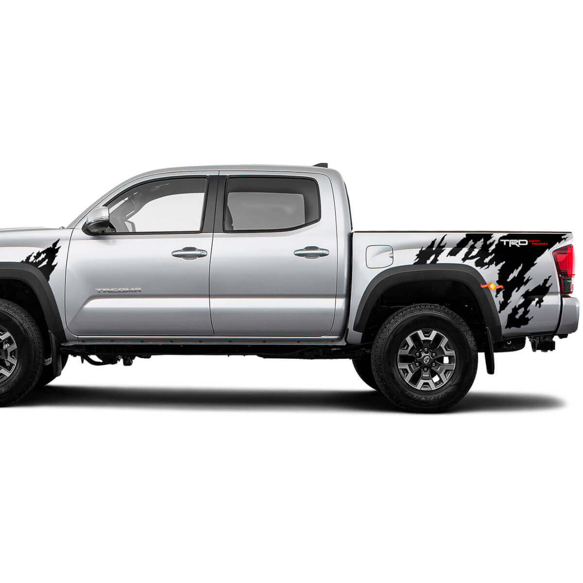 TRD Heck- und Vorderseite Splash Vinyl -Aufkleber für Toyota Tacoma
