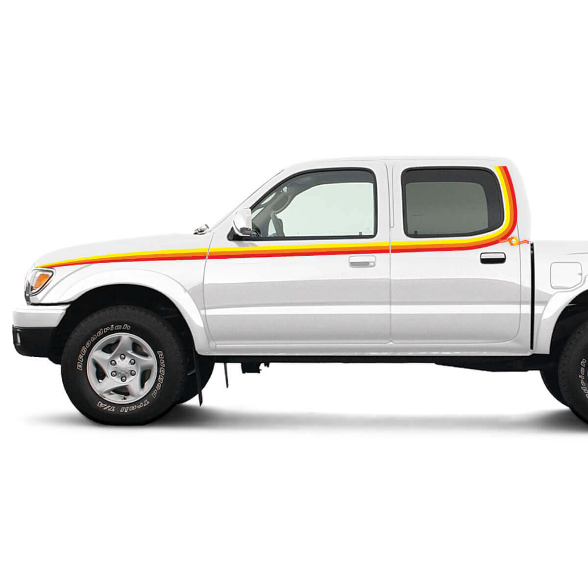 Toyota Tacoma Vintage Streifen Tacoma 1995-2004 Aufkleber Sticker
