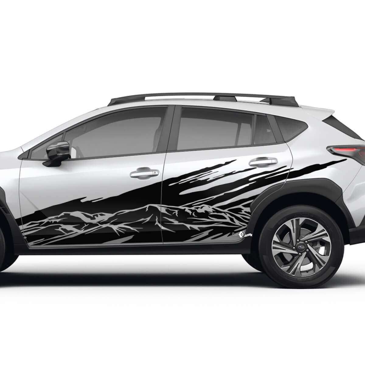 Seitentüren Landschaftsgebirge Splash Vinyl -Aufkleber - Grafikaufkleber Universal Fit Suba
