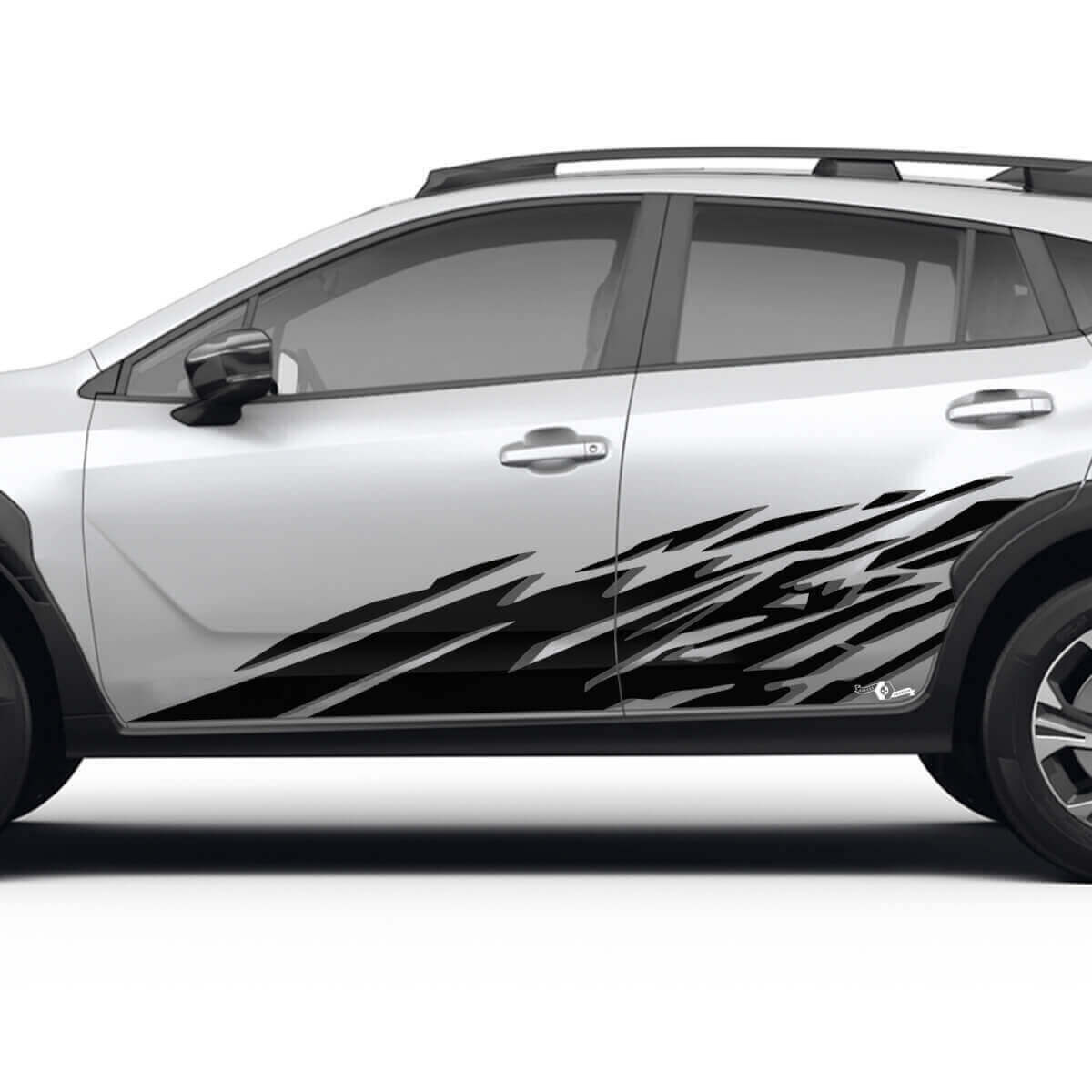 Schmutzfänger Türseiten-Vinylaufkleber-Set für Subaru Crosstrek