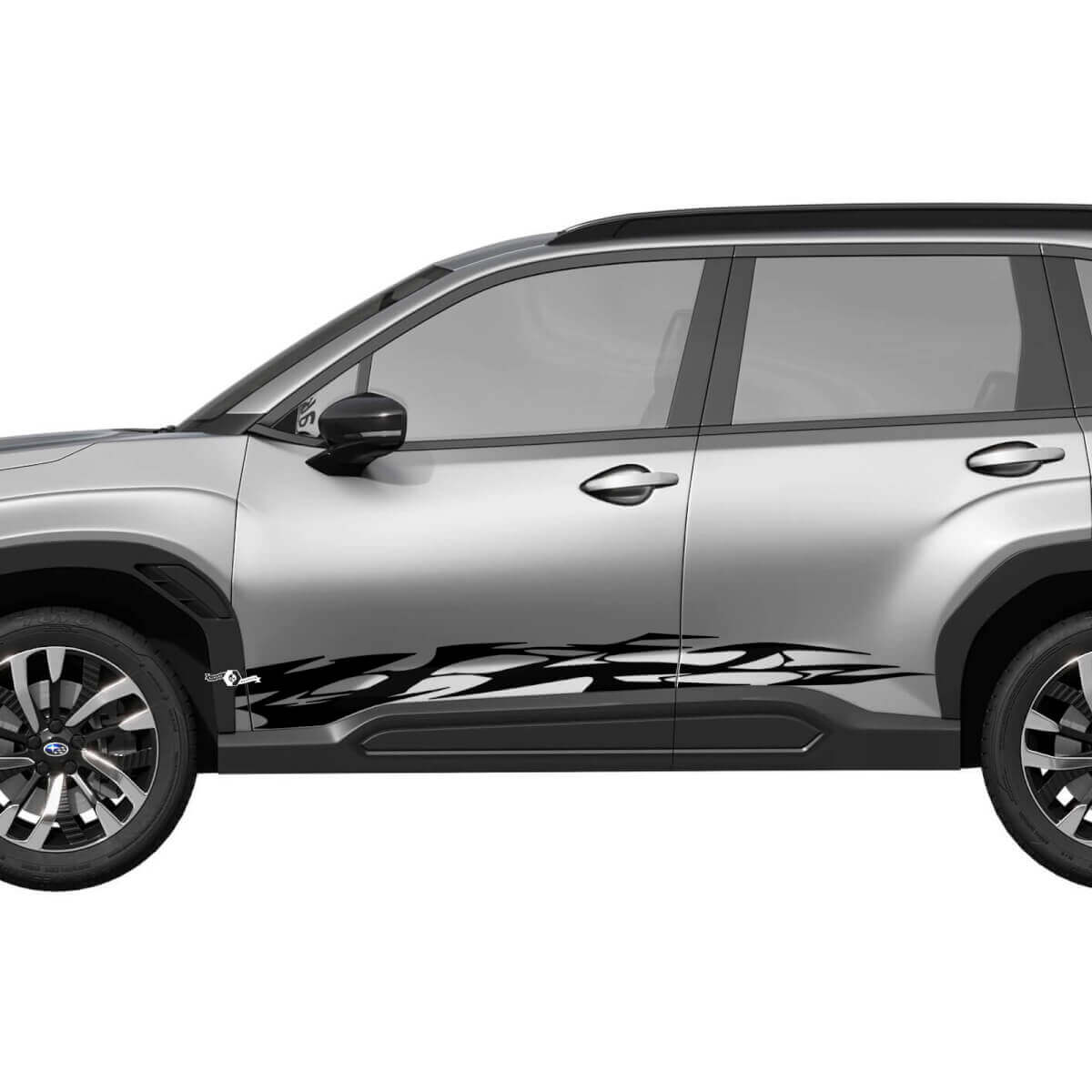 Seitentkernstreifen Vinyl -Aufkleber - Grafikaufkleber Universal Fit Suba Forester
