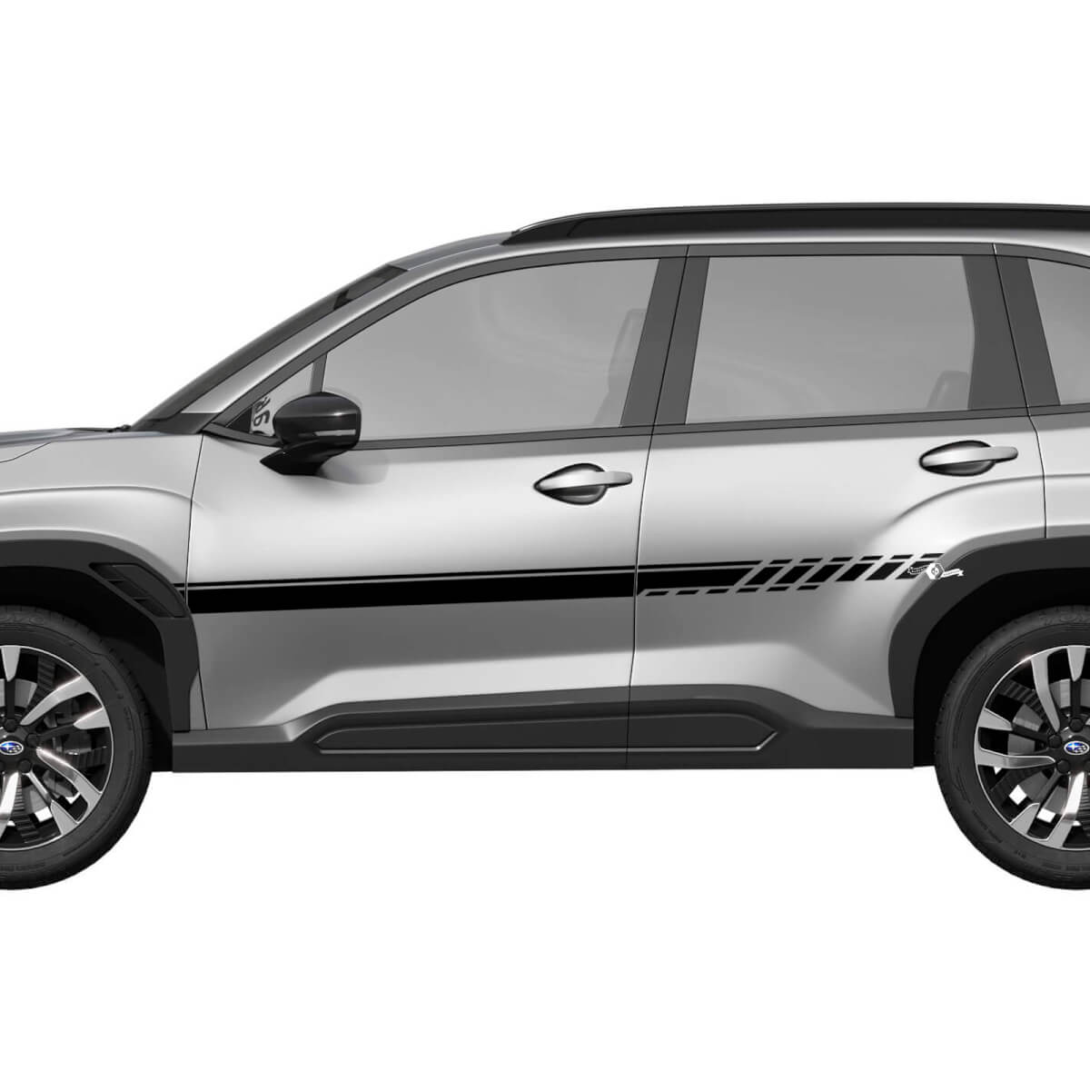 Seitentüren Streifen Vinyl -Aufkleber - Grafikaufkleber Universal Fit Suba Forester
