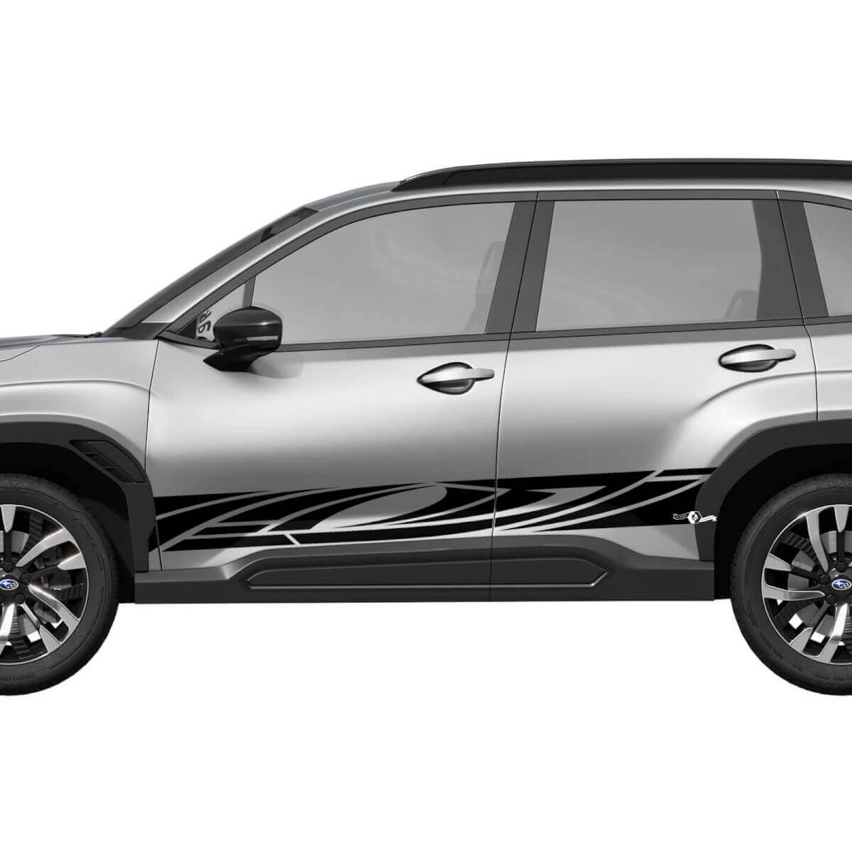 Seitentüren Rocker Panel Tribal Vinyl Decal - Grafikaufkleber Universal Fit Suba Forester
