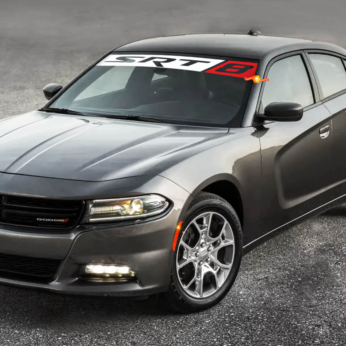 SRT 8 Hellcat Windschutzscheibe Body Decal Aufkleber für Dodge Charger SRT8 Daytona
