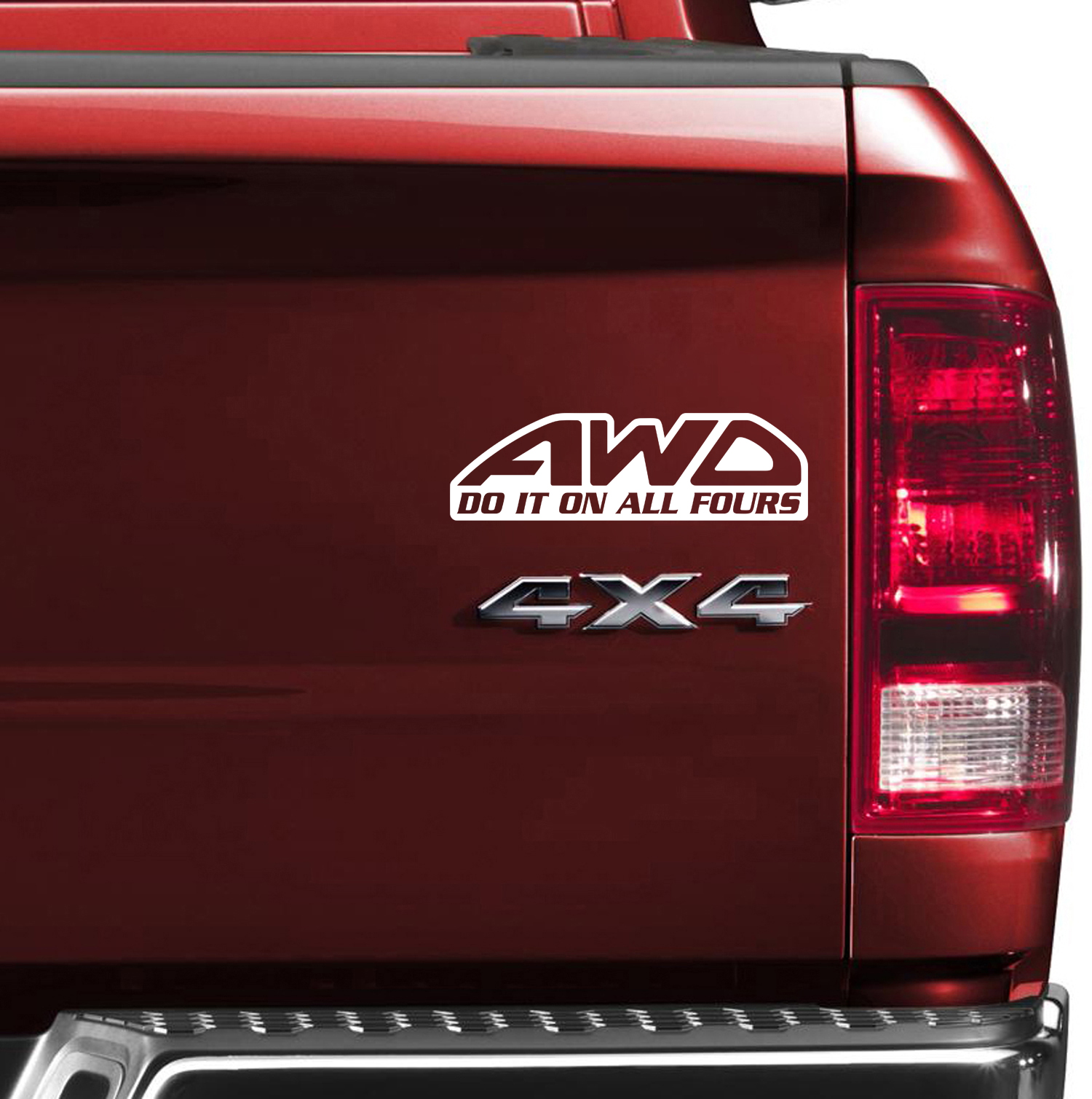AWD Diesel 4x4 4WD Off Road Truck Jeep TJ LJ JK CJ Vinyl Sticker Aufkleber
