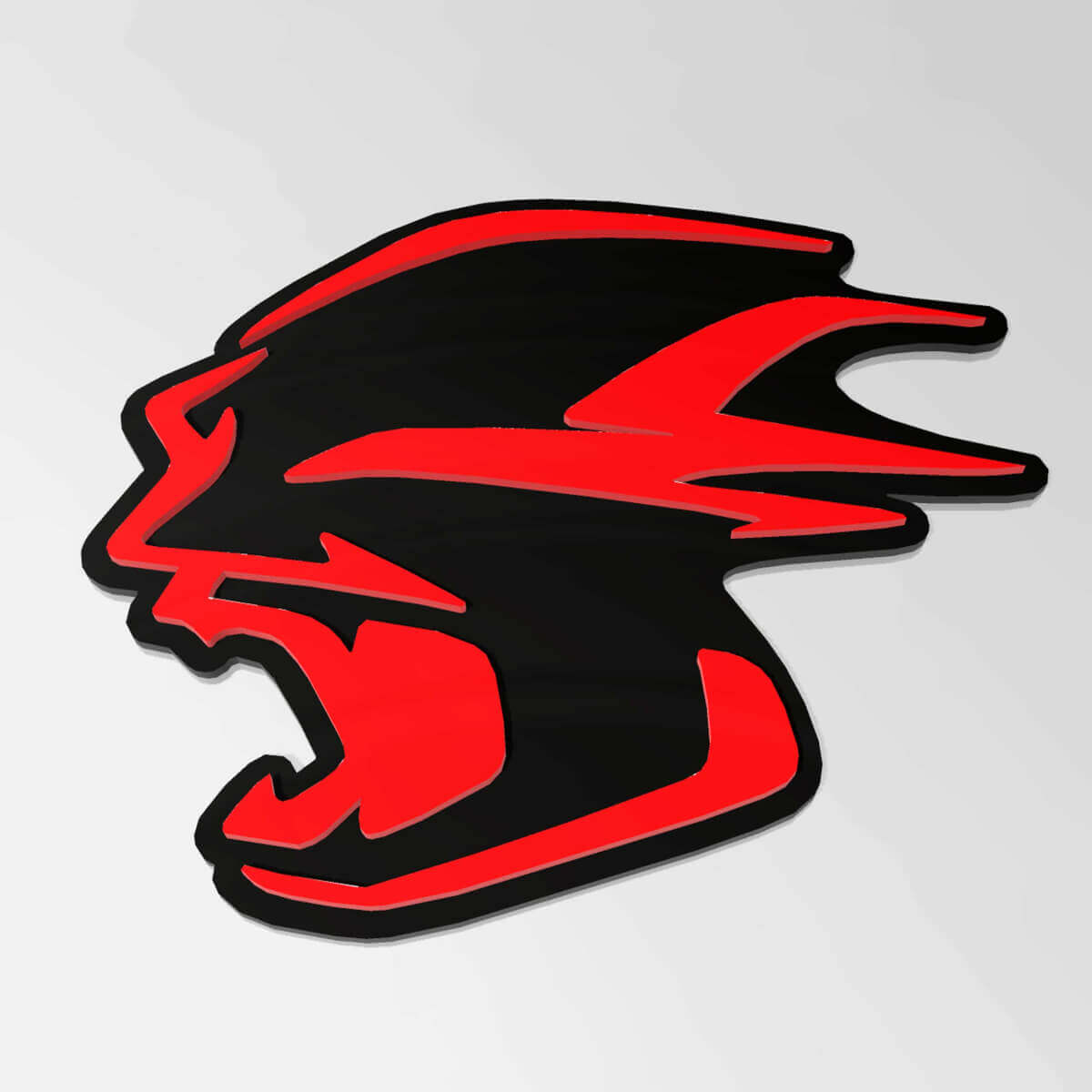 Banshee Custom 3D Badge Fender Badges Heckklappe Emblem Front Kühlergrill Badge Fit Dodge Ladegerät Daytona SRT
