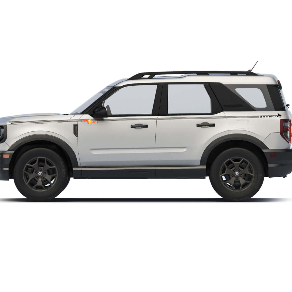 Seitentüren Kiefernstreifen für Ford Bronco Side Decals Aufkleber
