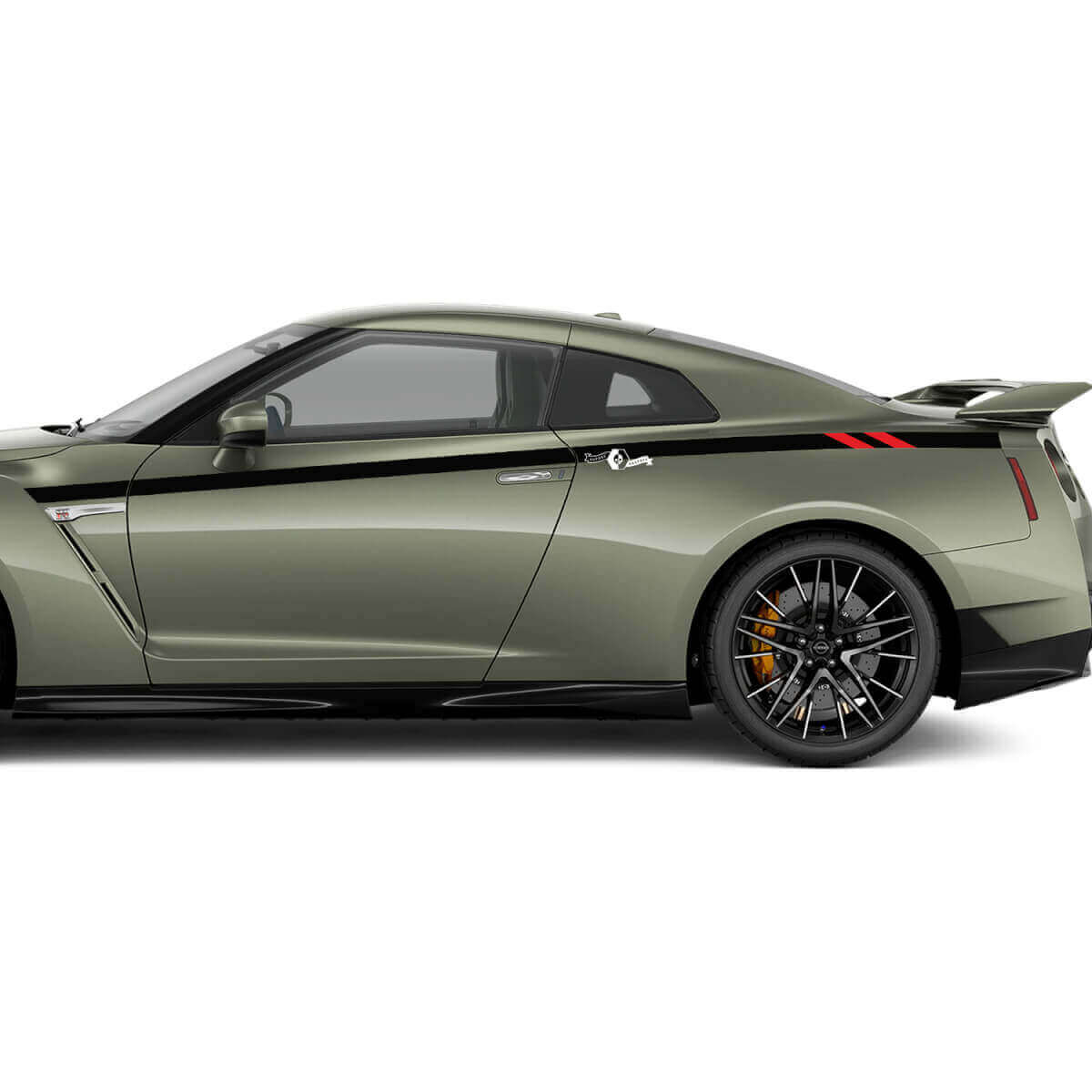 Bedside Racing Türen Streifen Aufkleber Kit für Nissan GT-R