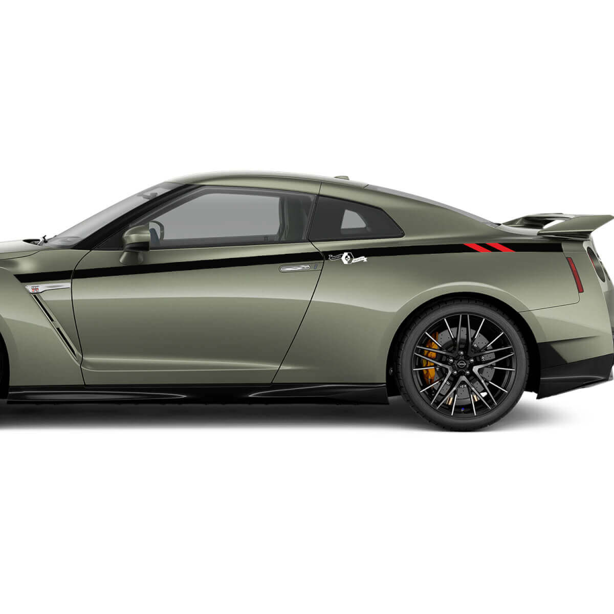 Seitentüren Rennstreifen für Nissan GT-R Racing Stripes Decal Kit
