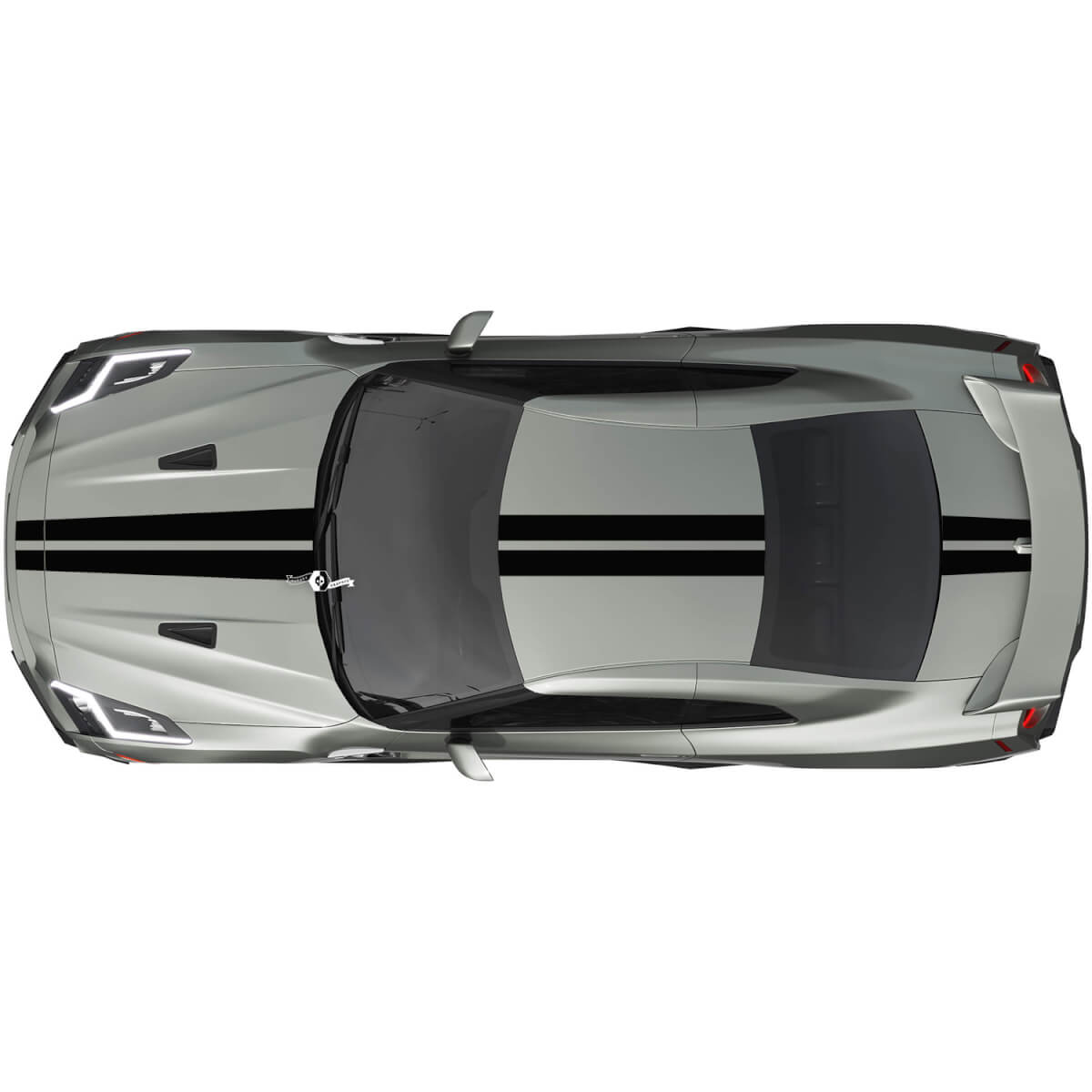 Ganzkörper Dual Racing Stripes Decal Kit für Nissan GT-R
