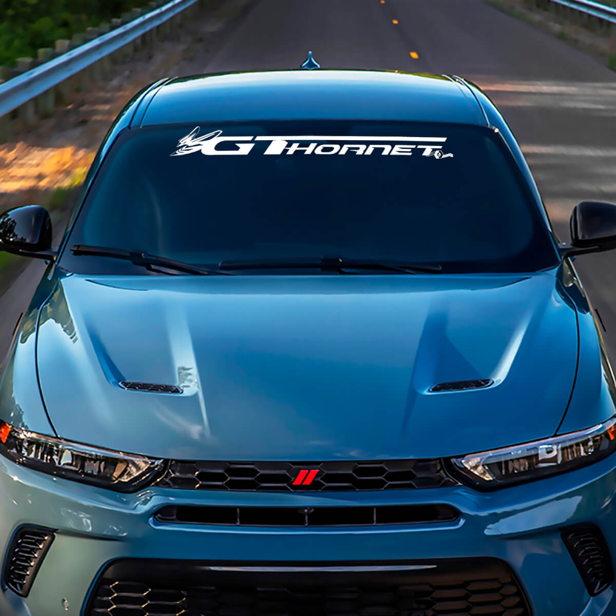 Windschutzscheibe Banner -Aufkleber Aufkleber Vinylgrafik passen zum Ausweichen von GT Hornet
