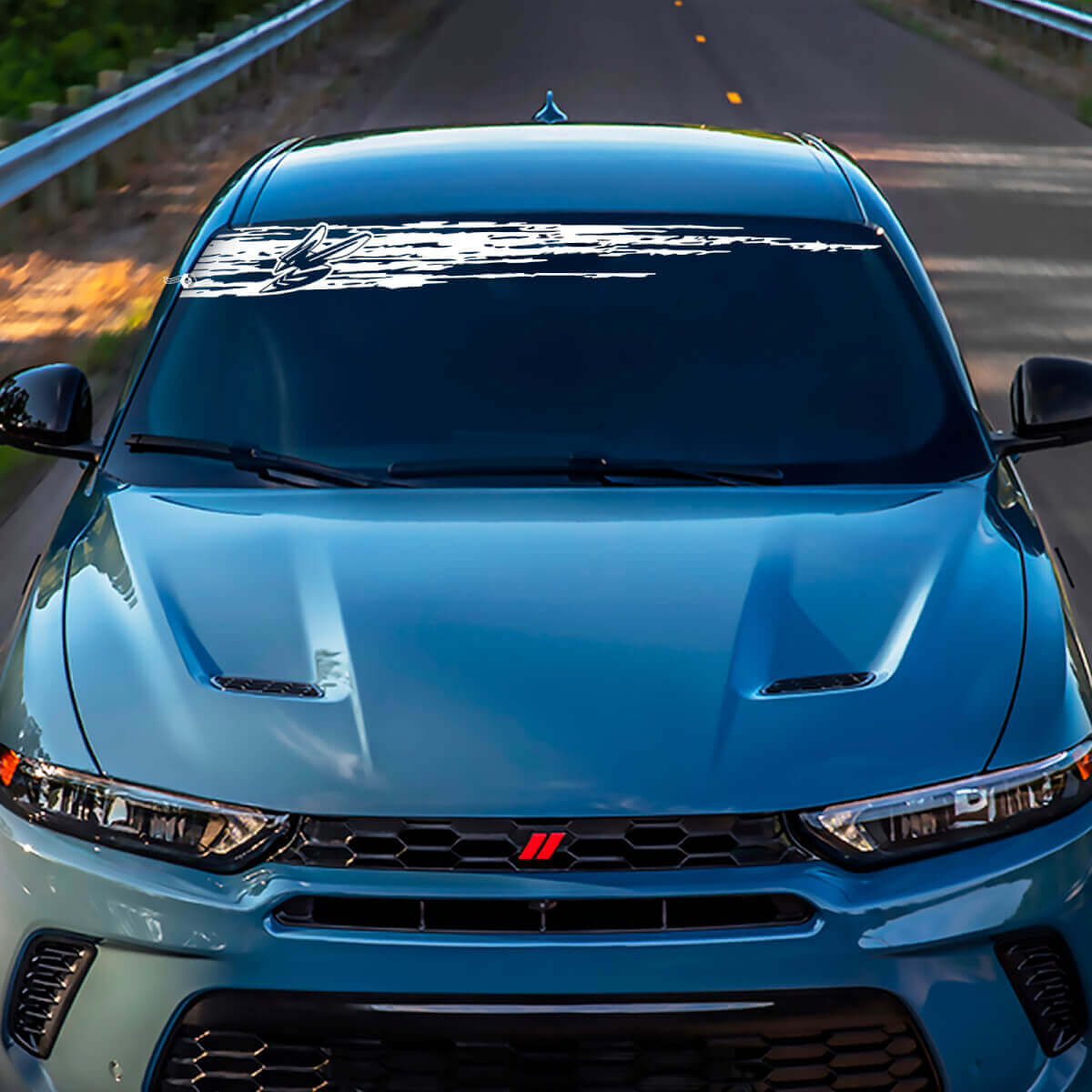 Windschutzscheibe Banner -Aufkleber Aufkleber Vinylgrafik passen zur Ausweichen Hornet
