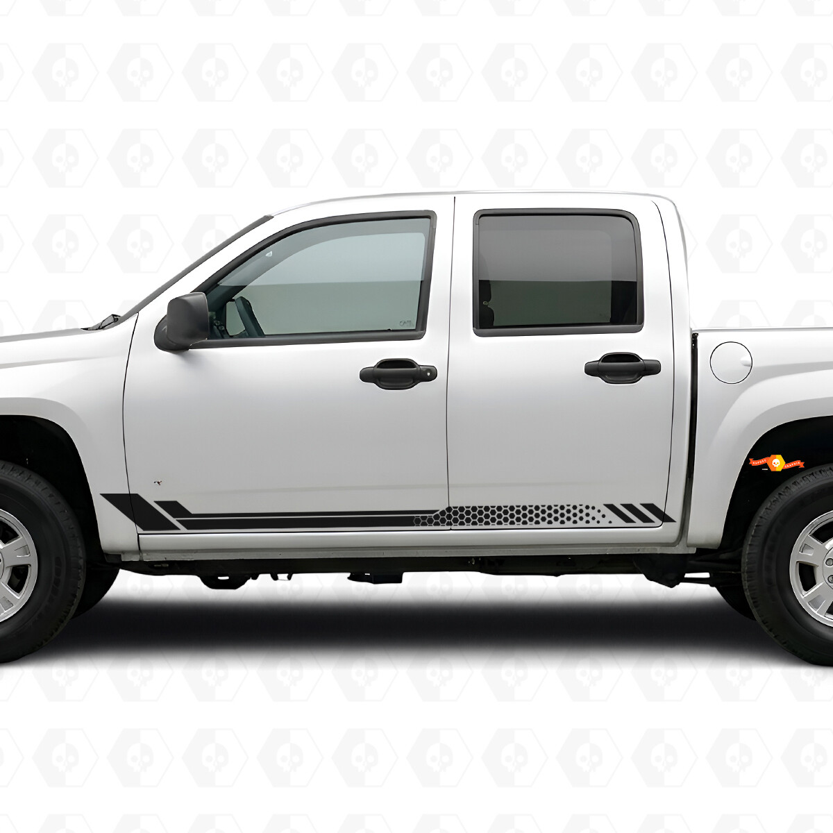 Honeycomb Tür- & Schwellerfolienstreifen für Chevrolet Colorado 1. Generation 2004-2012