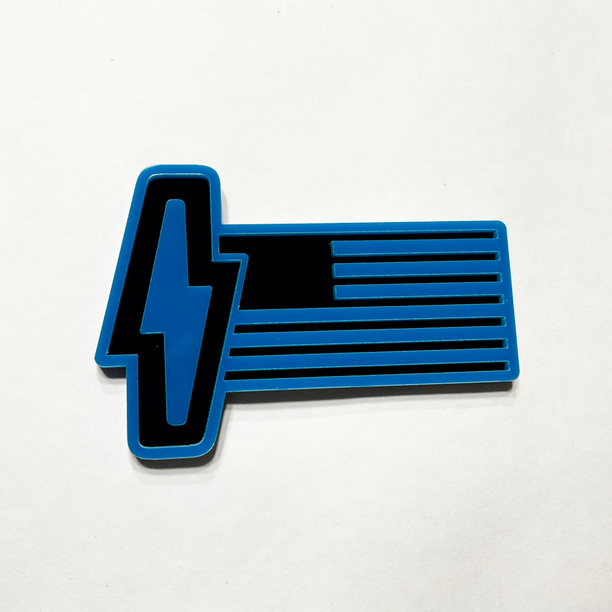 Ford 150 Lightning US Flag 3D Abzeichen - benutzerdefinierte Kotflügelzeichen Emblem rot und schwarz

