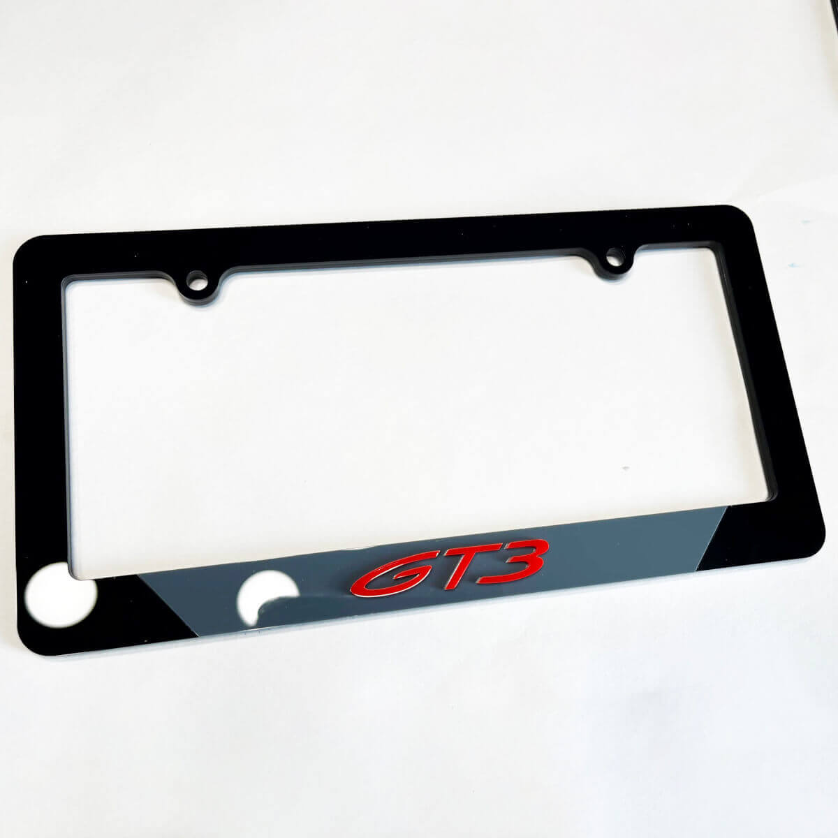 Porsche 911 GT3 Fahrzeugkennzeichenabdeckungen Frames Dekor

