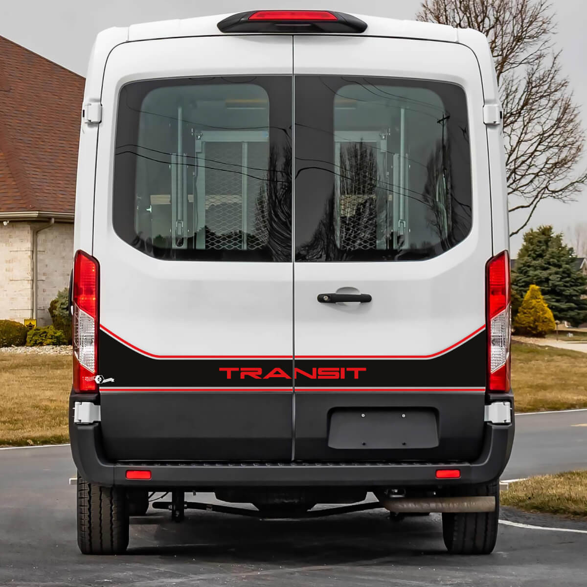 Ford Transit Hecktüren Grafik Vinyl -Aufkleber Aufkleber 4
