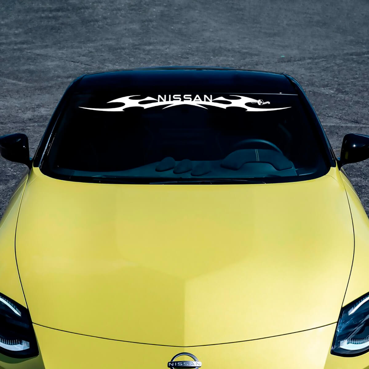 Windschutzscheibe Z Flame Stripe Decal Aufkleber für Nissan Z Sport 2
