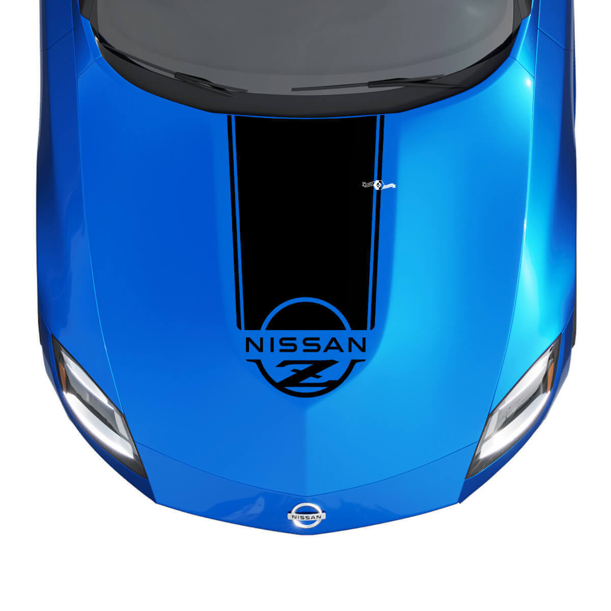 Markenlogo Motorhaubenstreifen Vinyl-Aufkleber für Nissan Z Sport
