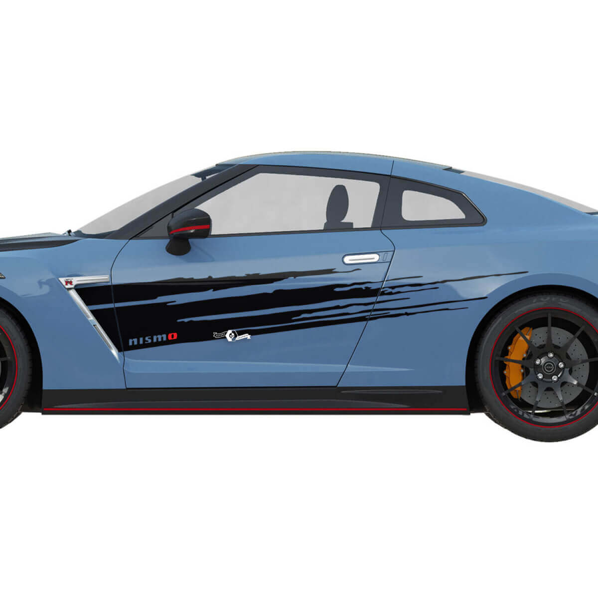 Seite Distressed Graphics NISMO Style Decal Kit für Nissan GT-R
