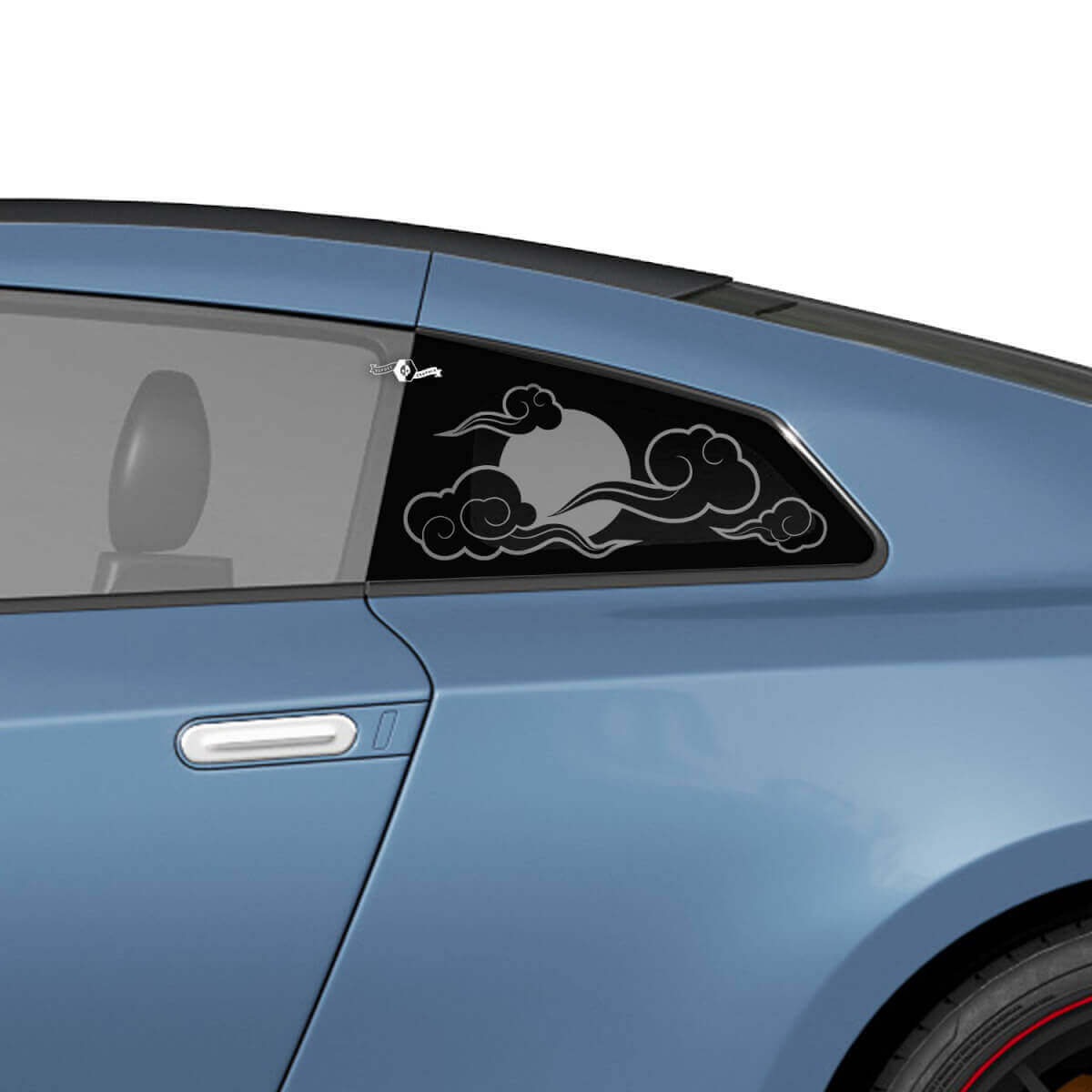 Japanische Rising Sun Seitenheckscheiben-Grafikaufkleber Set für Nissan GT-R