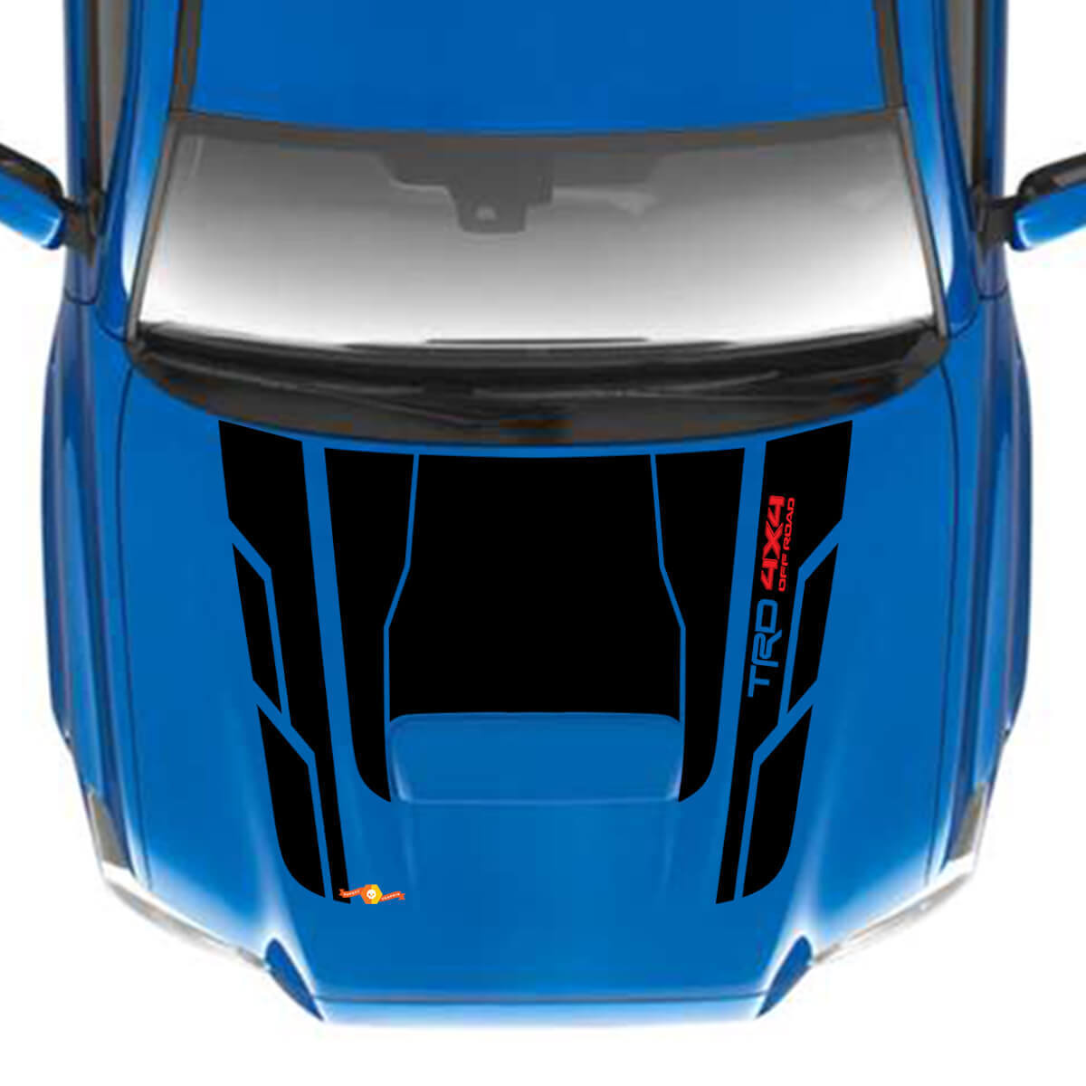 TRD 4x4 Off Road Hood Vinyl -Aufkleber Aufkleber Passform für Toyota Tacoma
