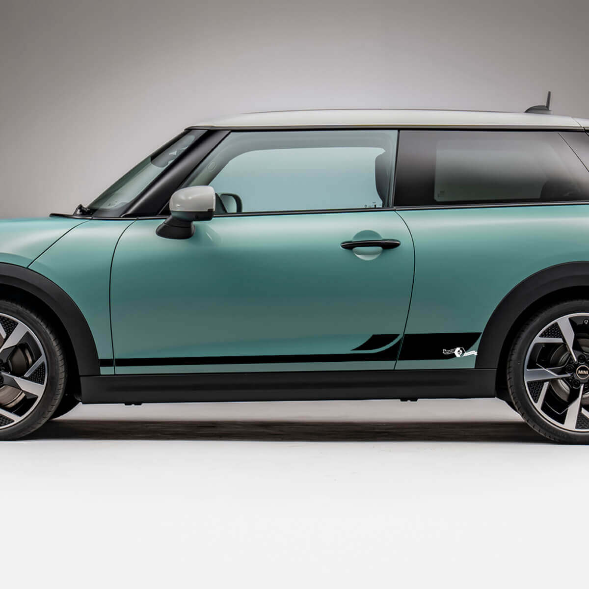 Side Racing l Stripes Grafikabziehal für Mini Cooper S
