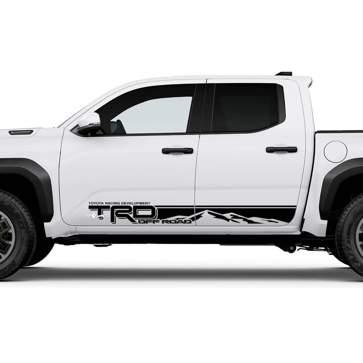 TRD Off Road Mountains Side Rocker Panel Decals Aufkleber für Toyota Tacoma vierte Generation

