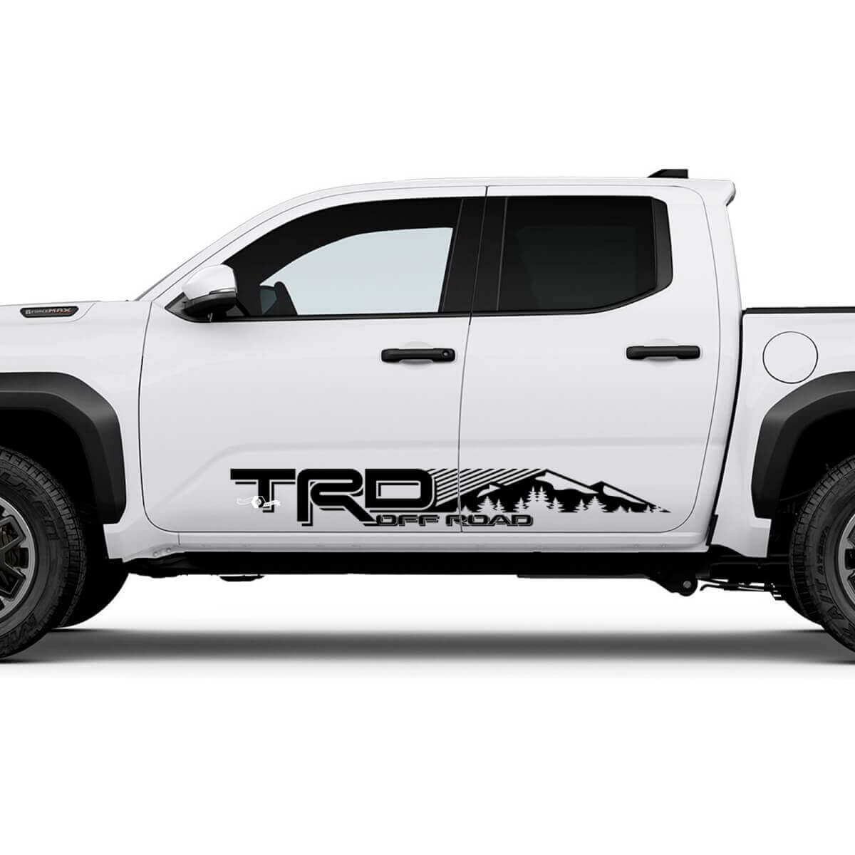 TRD Offroad Mountains Waldseite Rocker Panel Aufkleber für Toyota Tacoma 4. Generation
