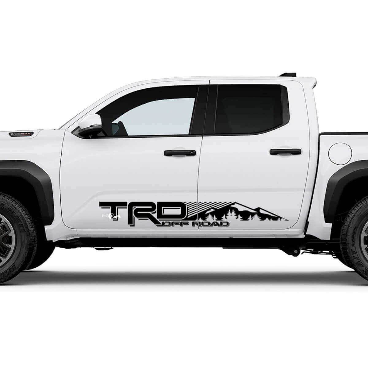 TRD Offroad Mountains Waldseite Rocker Panel Aufkleber für Toyota Tacoma 4. Generation

