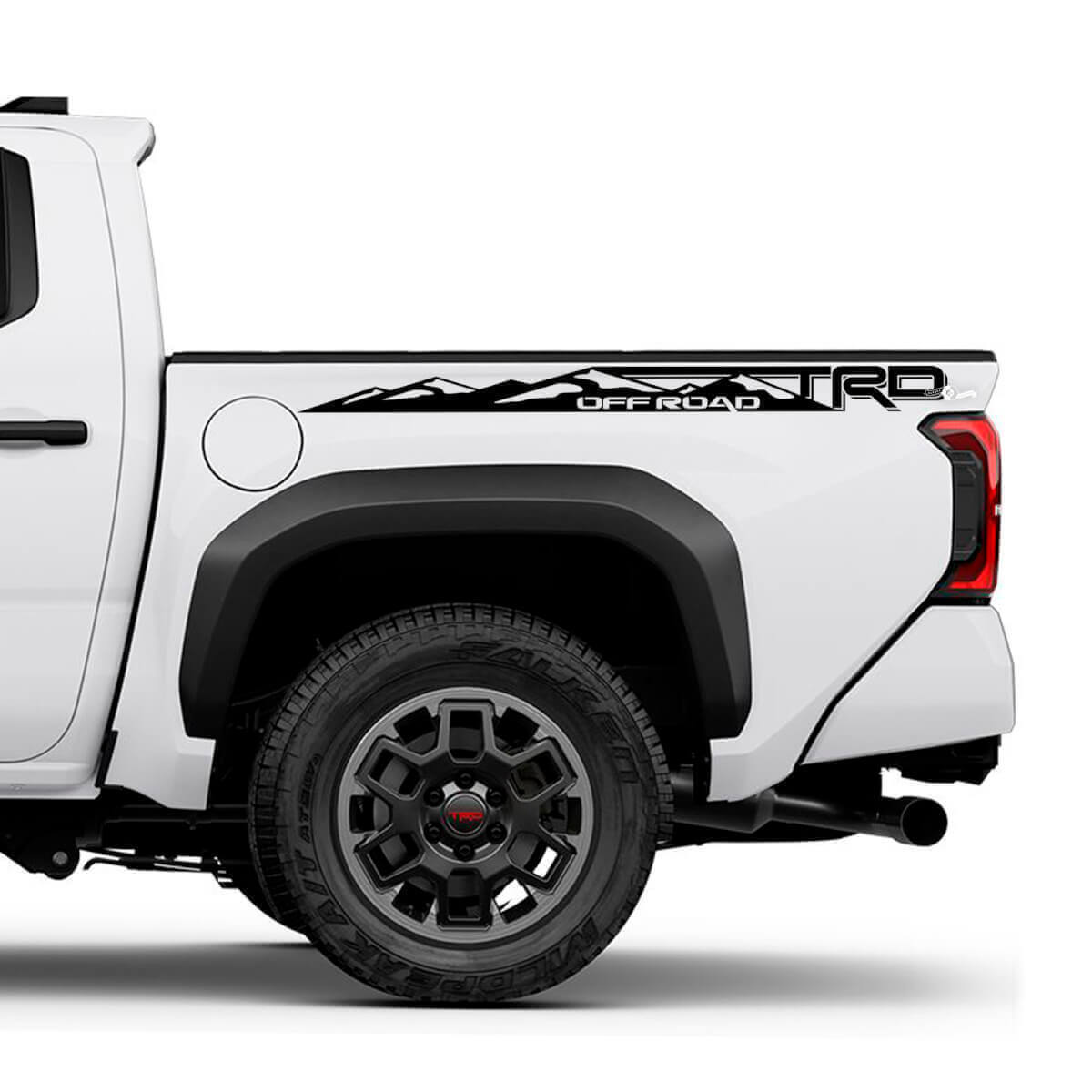 Mountains TRD Offroad Seitliche LKW-Streifenaufkleber für Toyota Tacoma 4. Generation