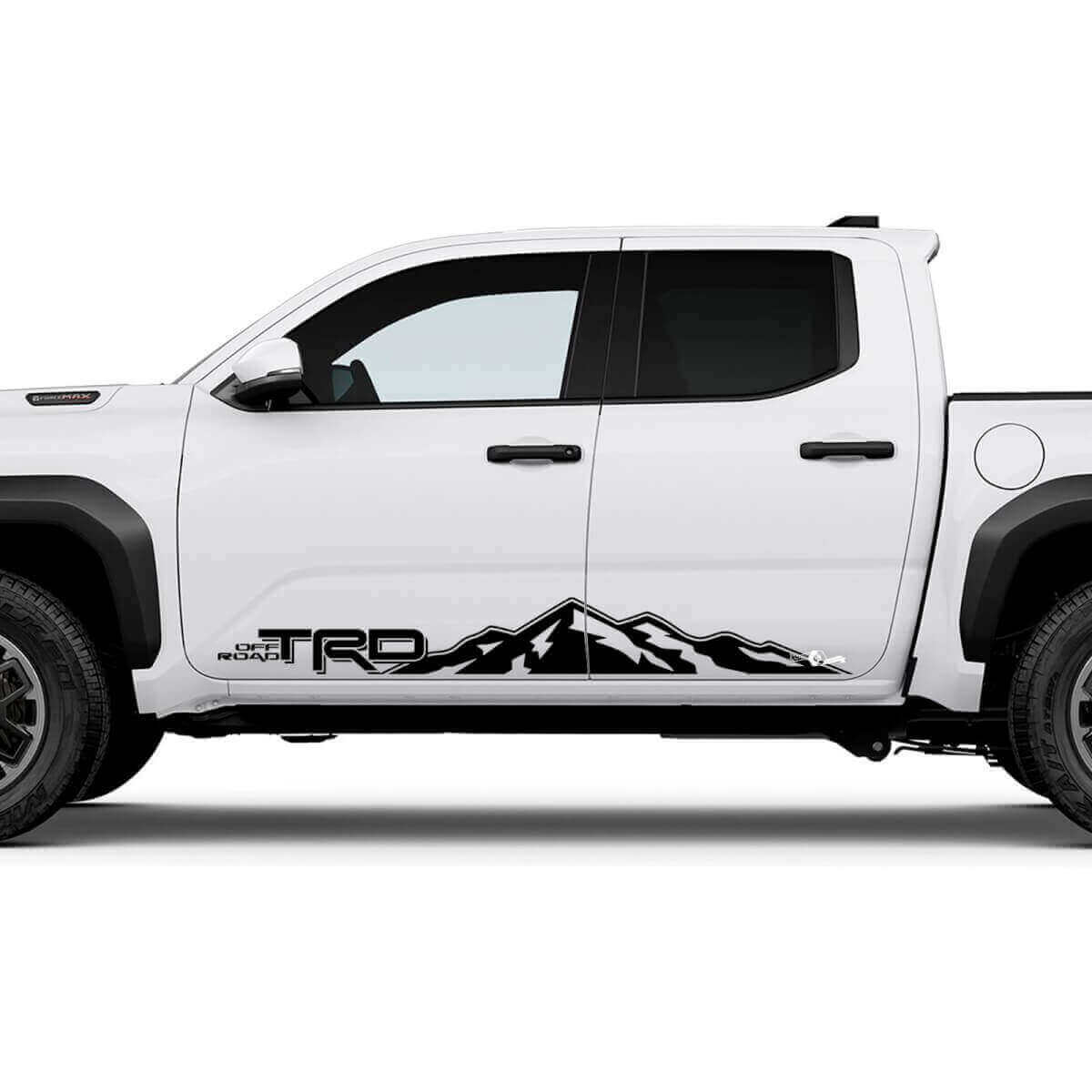 TRD Off Road Side Mountains Rocker Panel Decals Aufkleber für Toyota Tacoma

