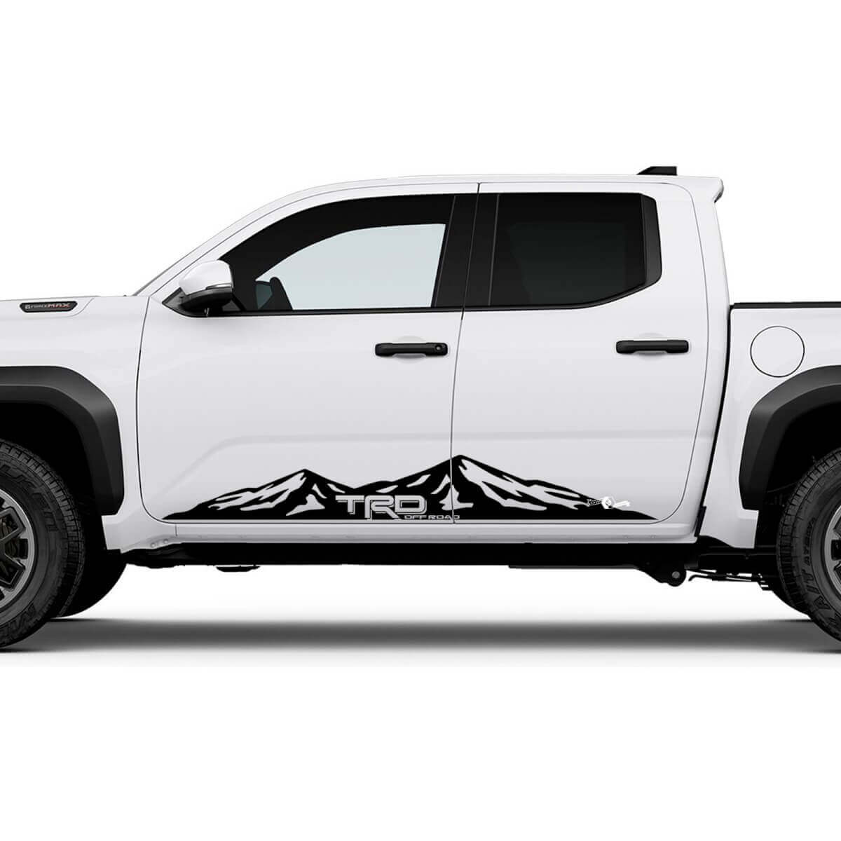 TRD Off Road Side Mountains Rocker Panel Decals Aufkleber für Toyota Tacoma 2
