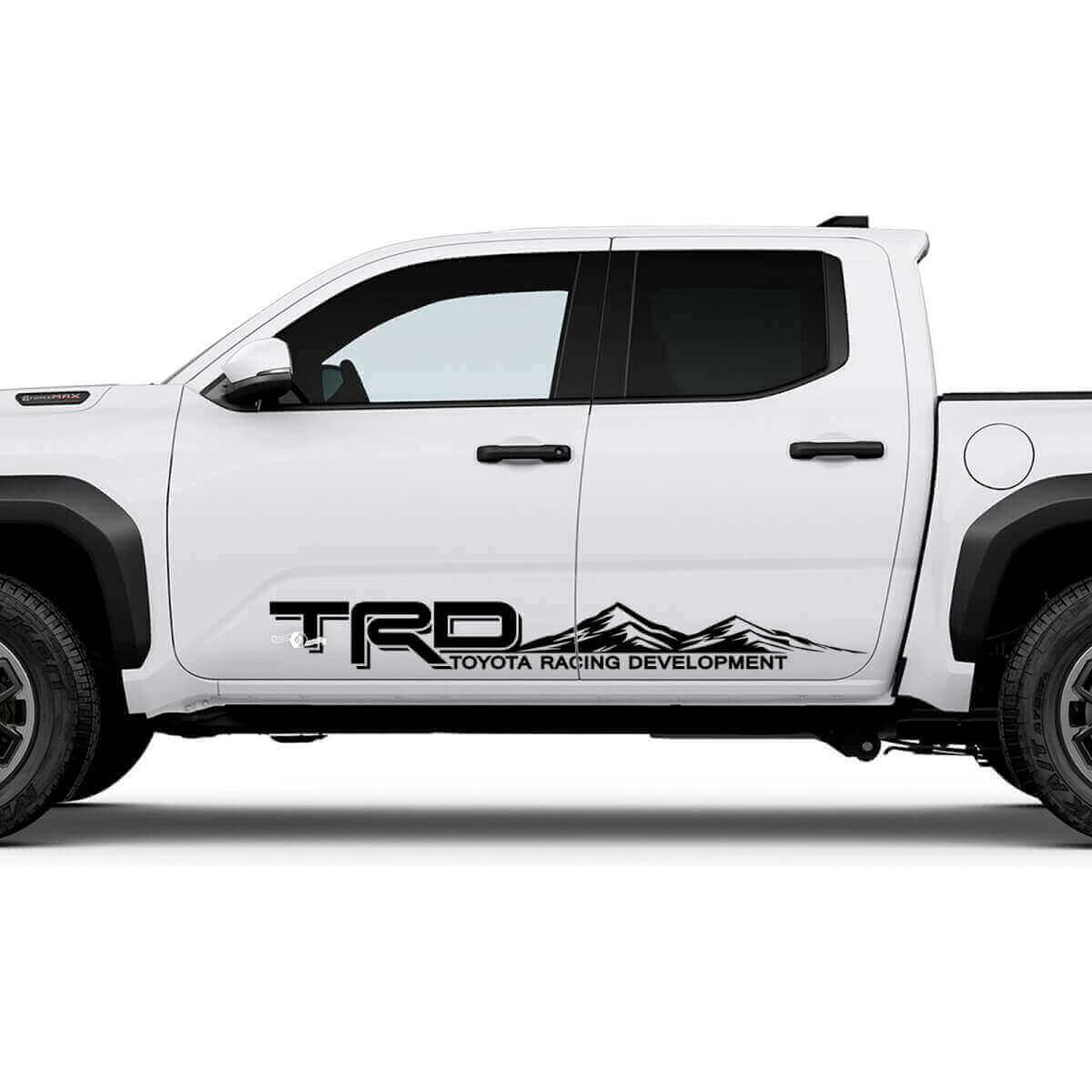 Beschriftung TRD Off Road Berg-Seitenflächen Rocker-Panel-Aufkleber für Toyota Tacoma