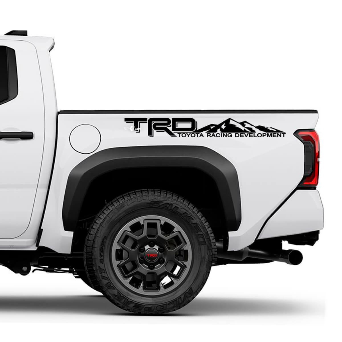 TRD Off Road Mountains Bettseite LKW Aufkleber für Toyota Tacoma
