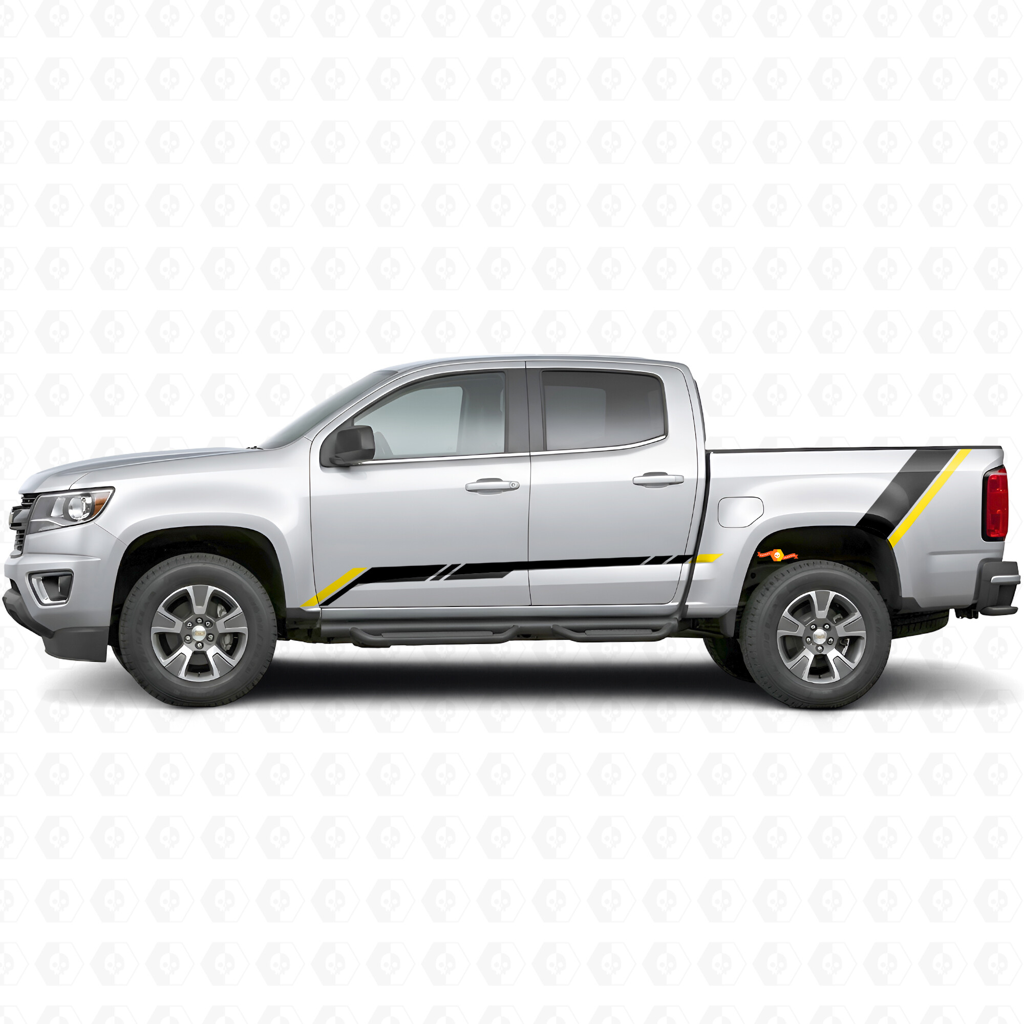 Rising Accent Tür- & Seitenbettt-Streifen aus Vinyl für Chevrolet Colorado 2. Generation 2015-2022