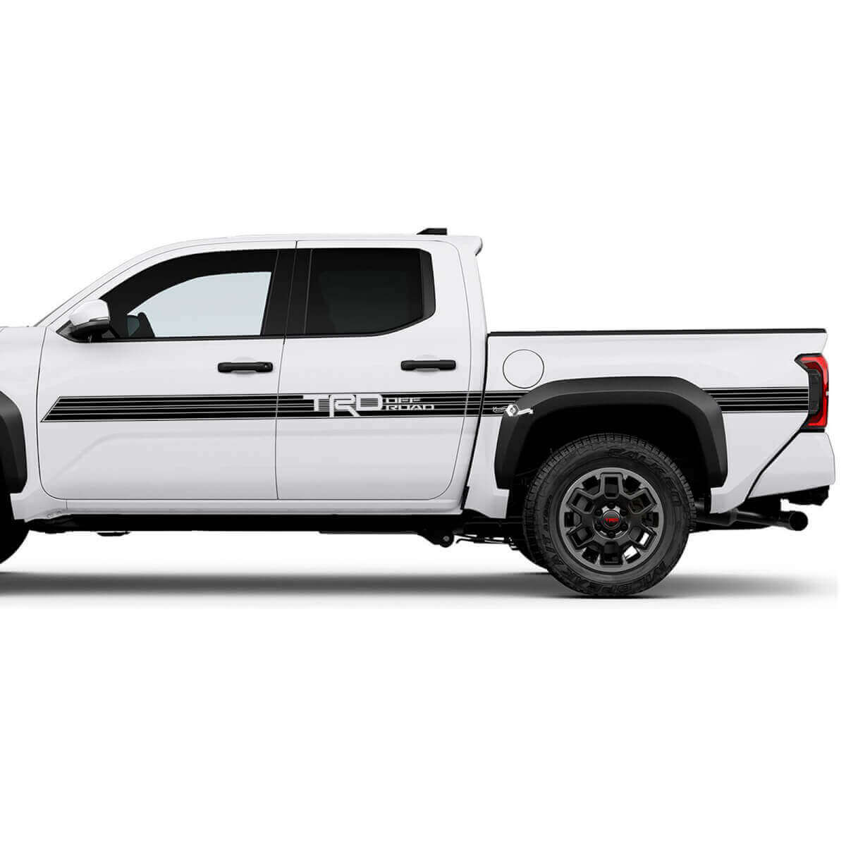 TRD Offroad Türen Seitenbettrennstreifen Truck Aufkleber 2 für Toyota Tacoma 4. Generation