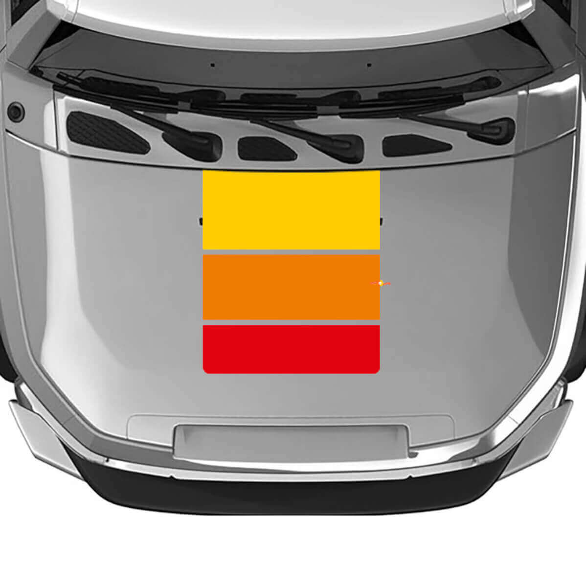 Heritage Style Streifen Motorhauben- und Seiten-Vinylaufkleber-Set für Toyota FJ Cruiser