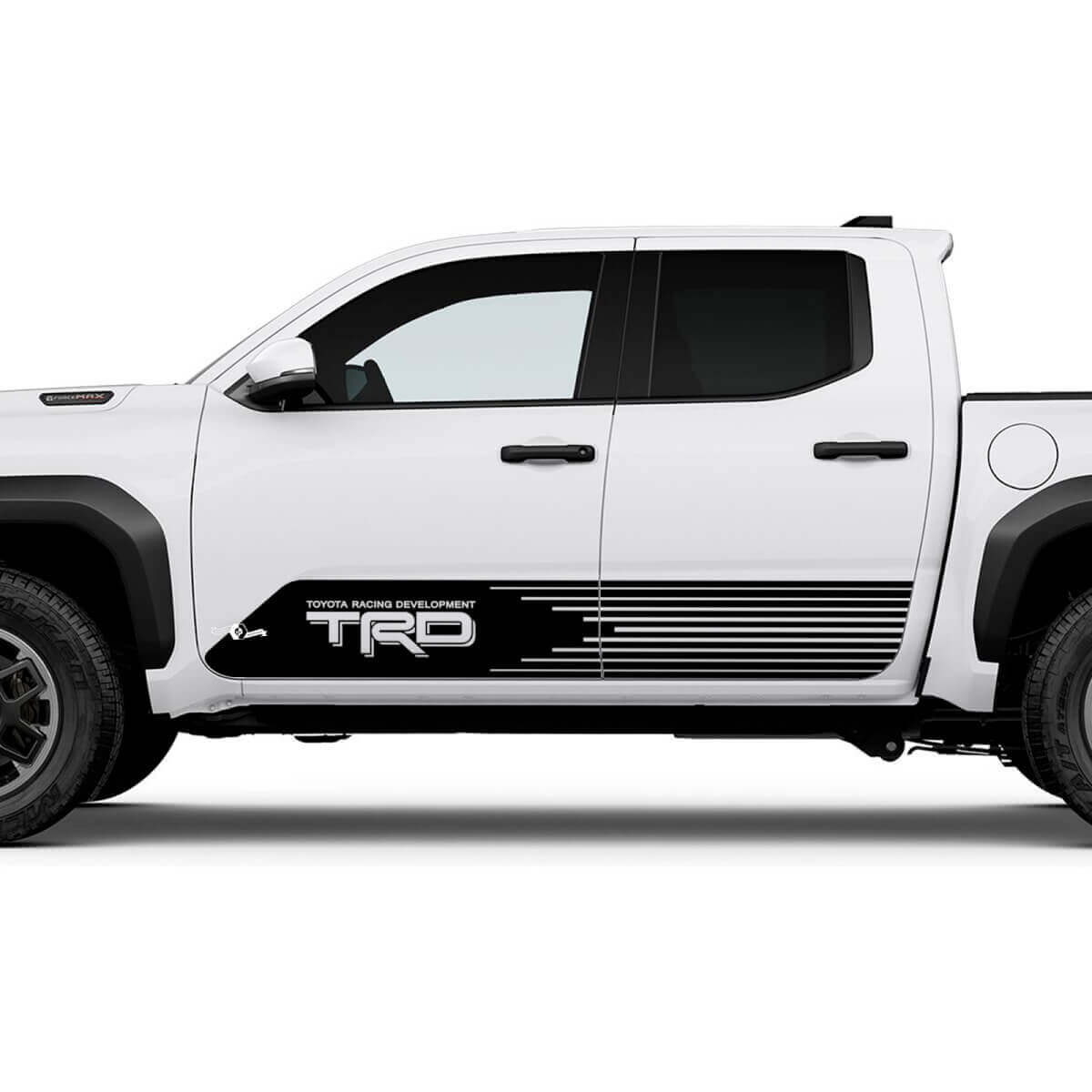TRD Off Road Side Racing Stripes Rocker Panel Decals Aufkleber für Toyota Tacoma

