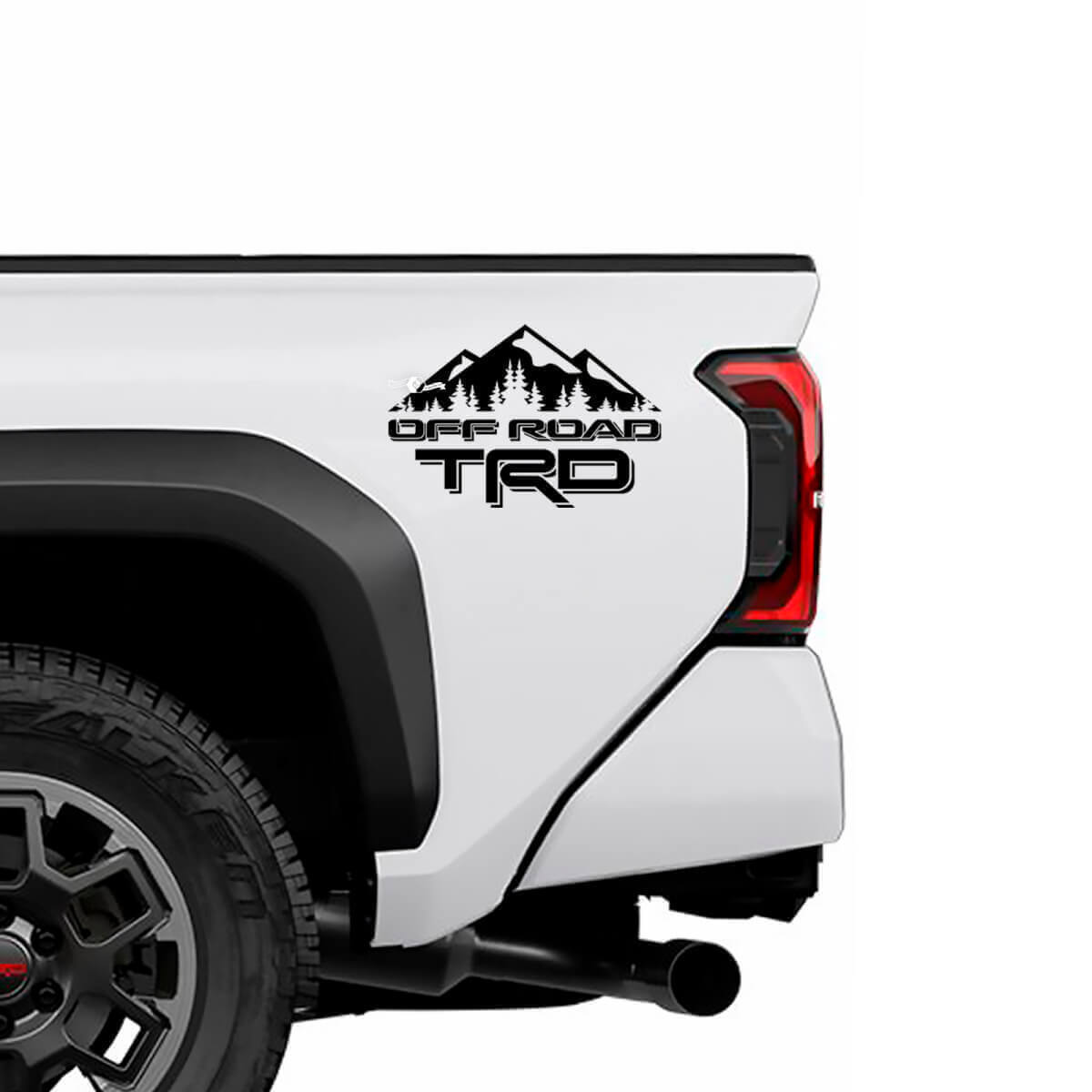 TRD Off Road Mountain Seitenwand-Vinylaufkleber für Toyota Trucks