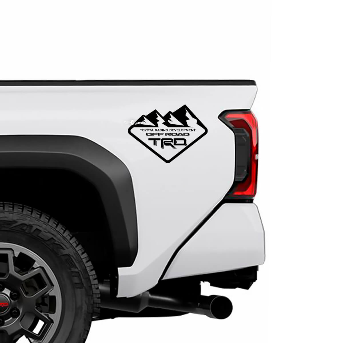 TRD Off Road Mountains Nachtwagen Aufkleber Aufkleber für Toyota Trucks 3
