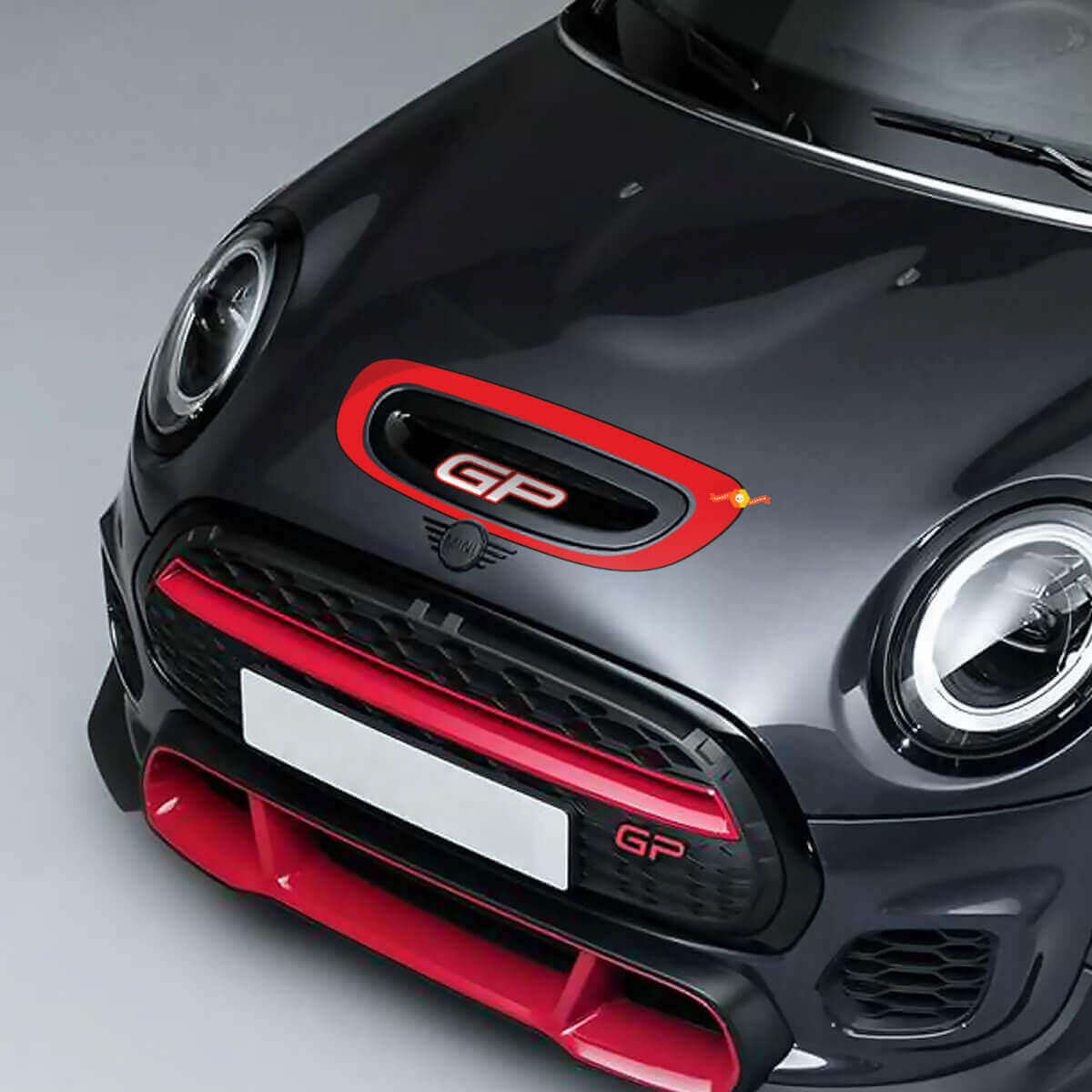 GP Haubenlufteinlass Vinyl-Aufkleber für MINI Cooper GP2 GP3