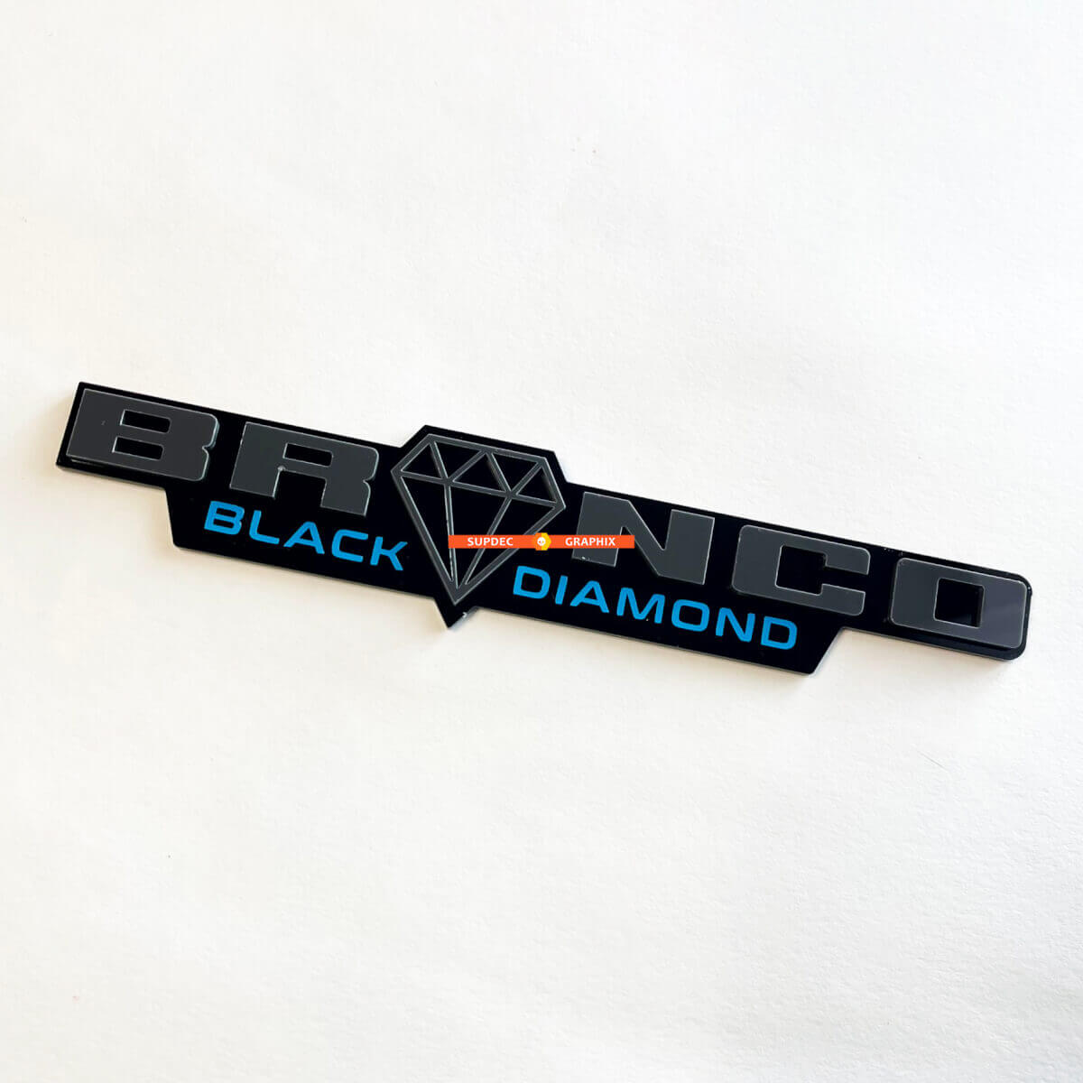Black Diamond Horse 3D Kotflügelabzeichen Emblem für Muscle Cars