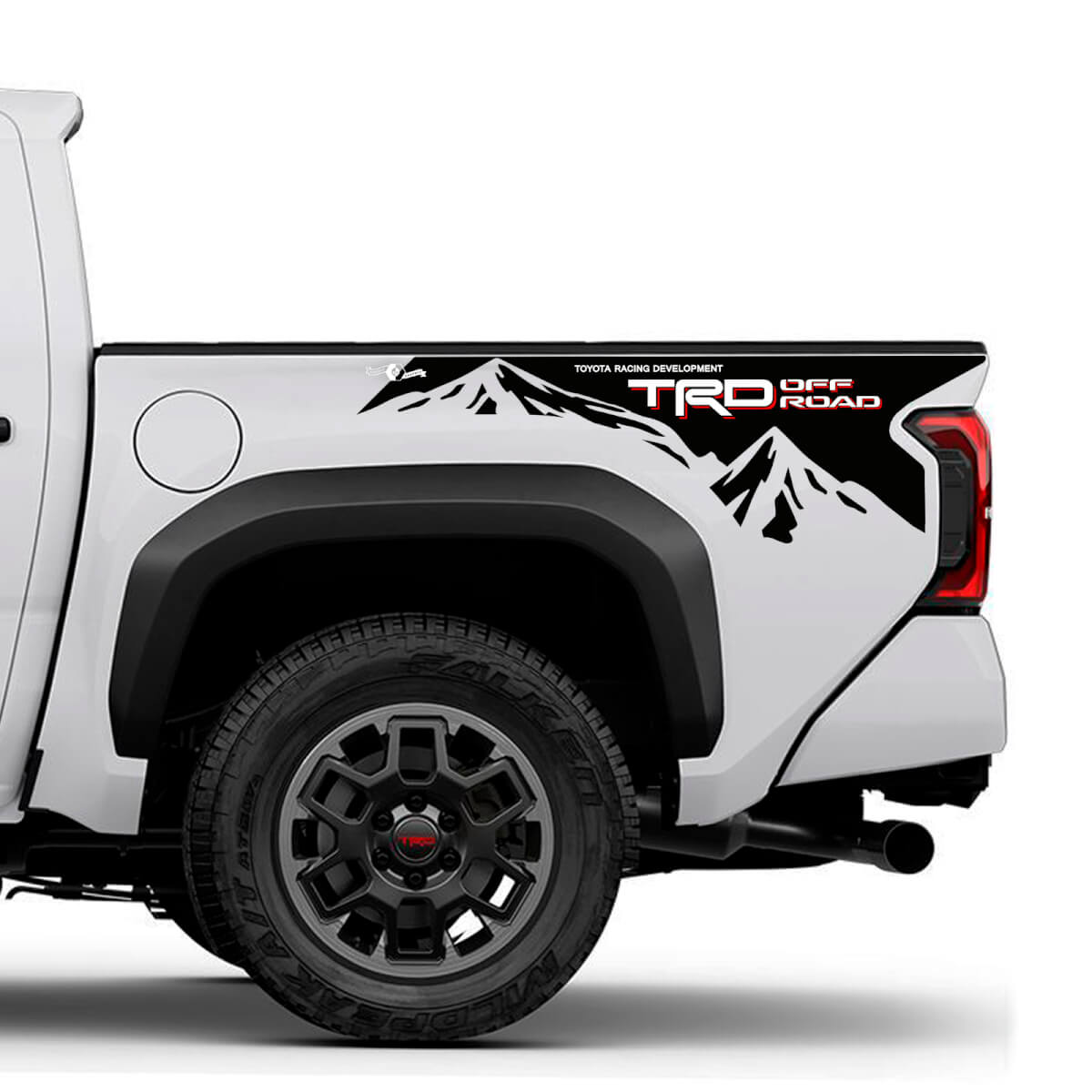 TRD Off Road Mountains BedSide Side Truck Decals Stickers für Toyota Truck

