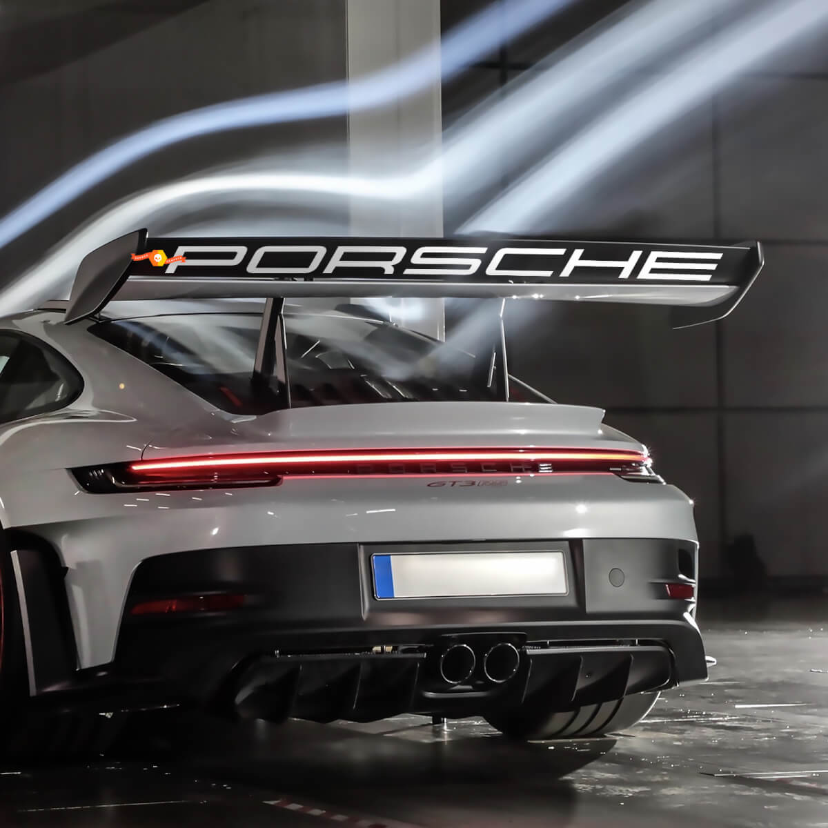 Weissach Heckflügel GT3 RS Spoiler Aufkleber für Porsche GT3
