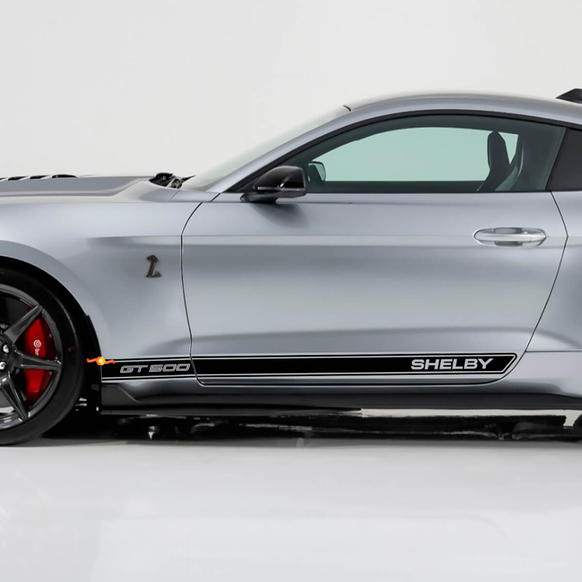 GT500 Shelby Seitenschweller-Aufkleber für Ford Mustang 2
