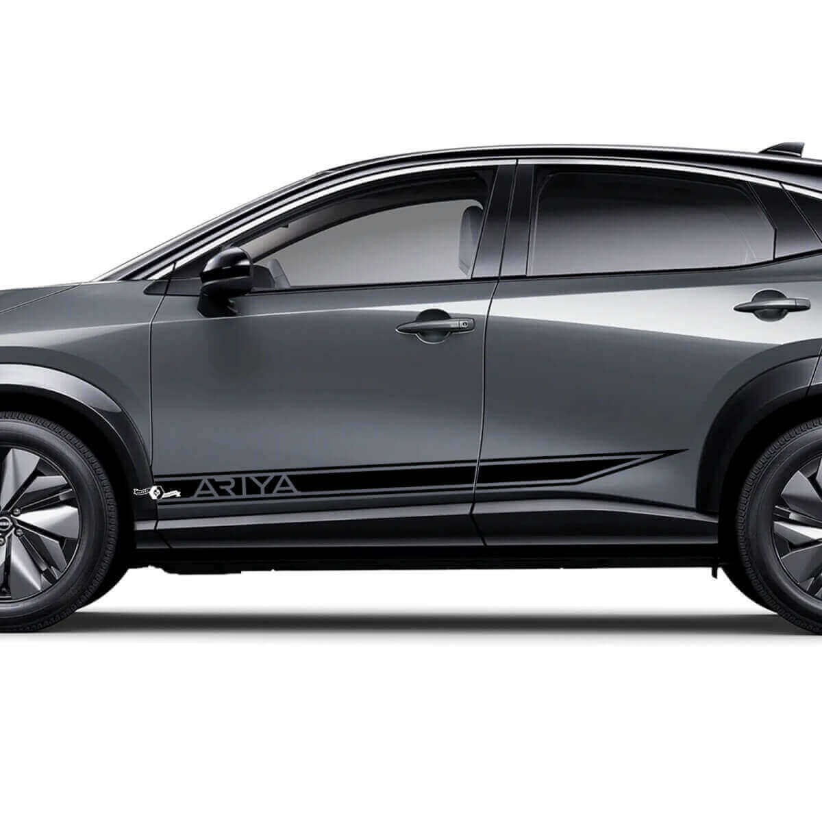 Seiten Geschärfte Racing Logo Akzentstreifen Grafik Dekor Kit für Nissan ARIYA