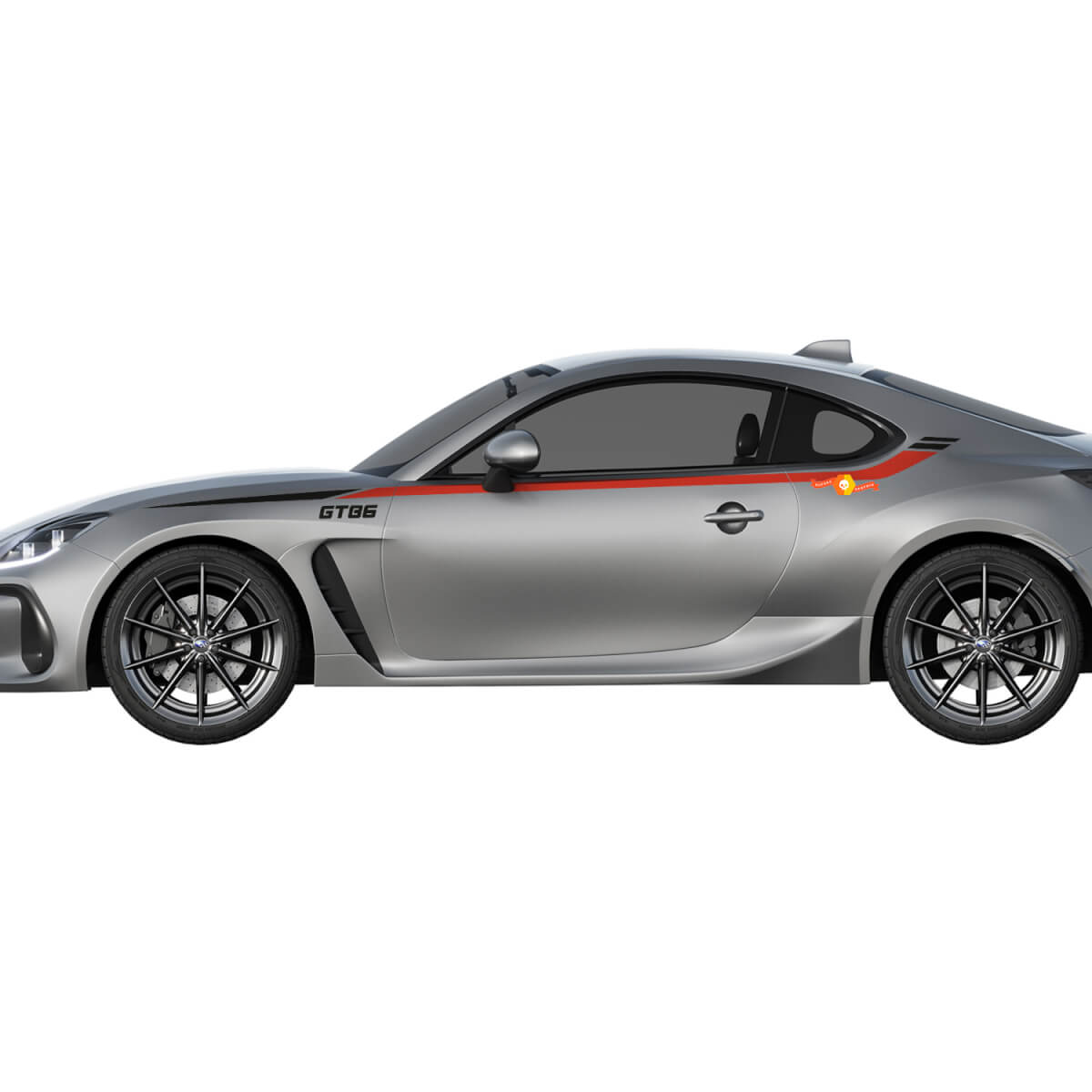 Paar Racing Stripes Vinyl-Aufkleber für Toyota TRD GT86
