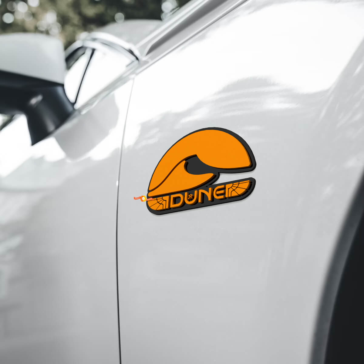 Sahara Dunes Kotflügelabzeichen Heckklappenemblem 3D-Abzeichen für Jeep Dodge usw.