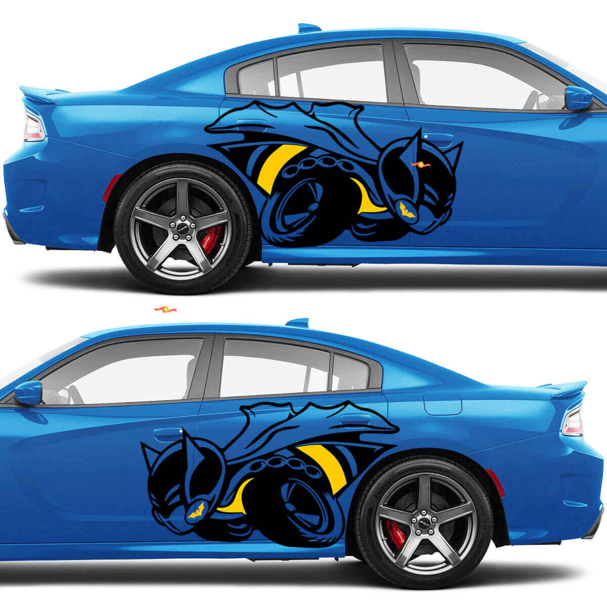 BatBee Seitenvinyl-Aufkleberset für Dodge Charger oder Challenger